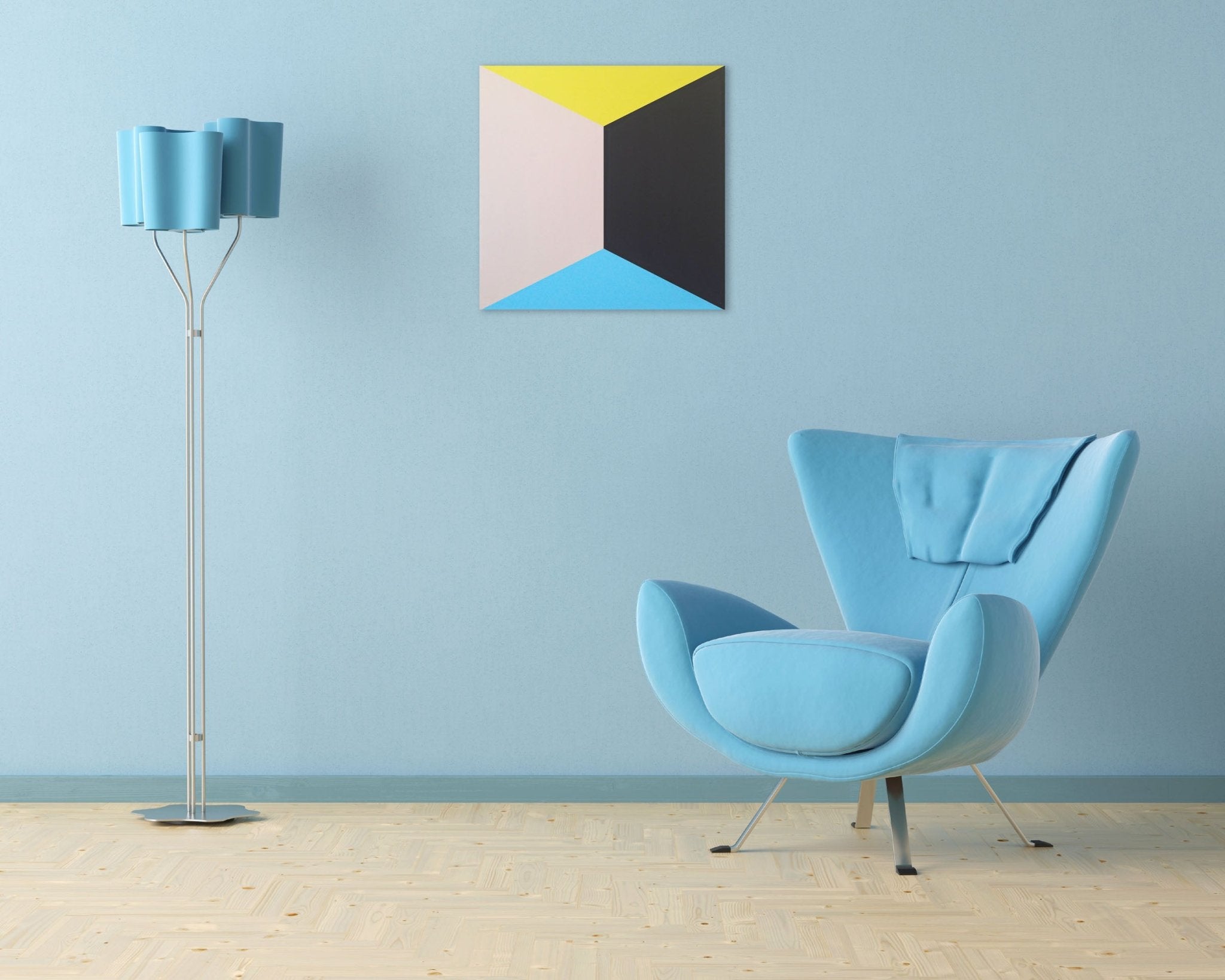 Bell Butterfly - Brent Hallard - Abstract Painting - Ideelart