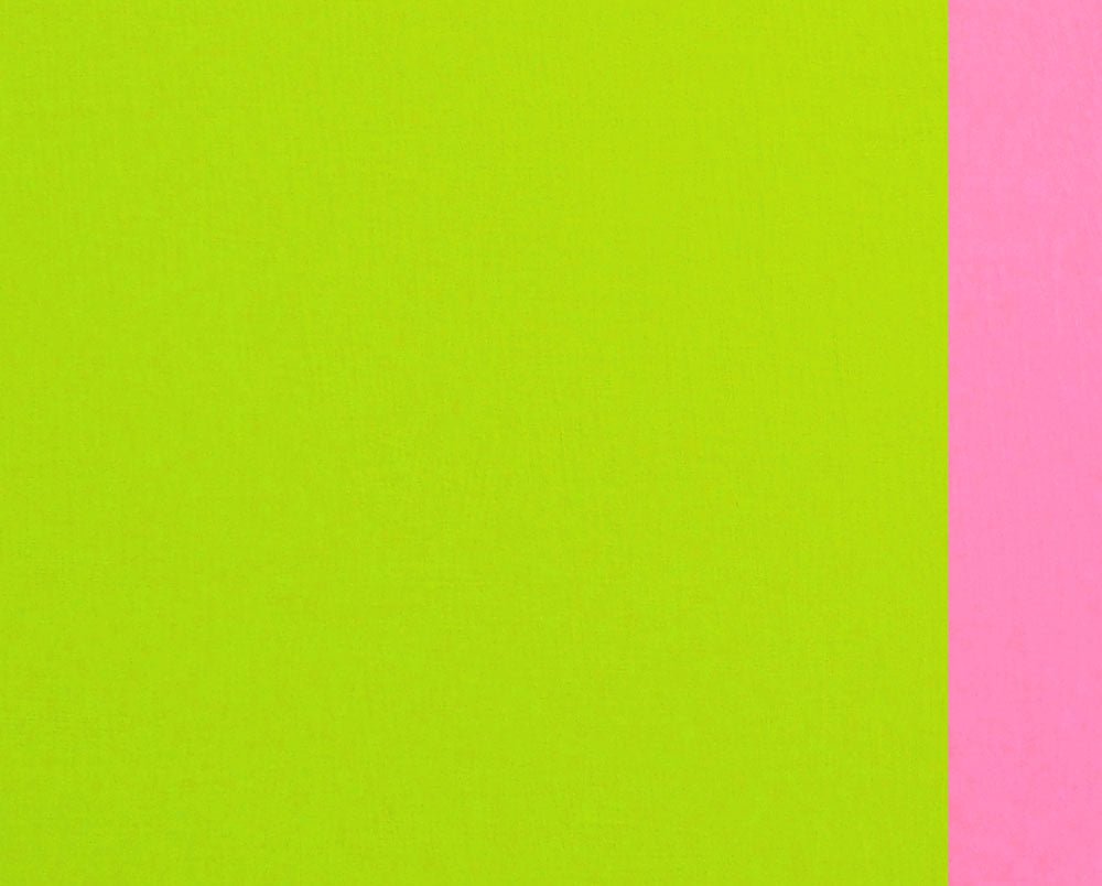 Rope (Green and Pink) - Brent Hallard - Abstract Painting - Ideelart