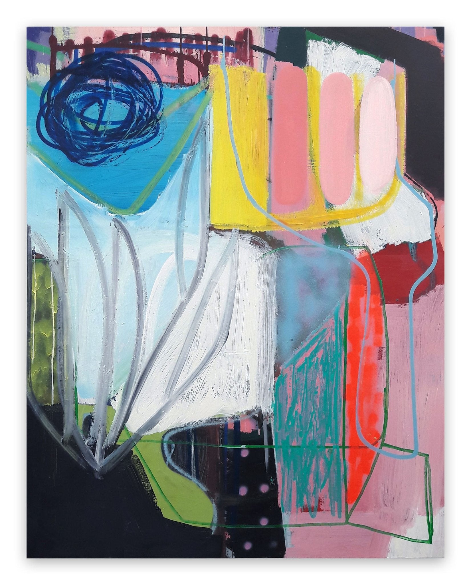 Delight - Ludovic Dervillez - Abstract Painting - Ideelart