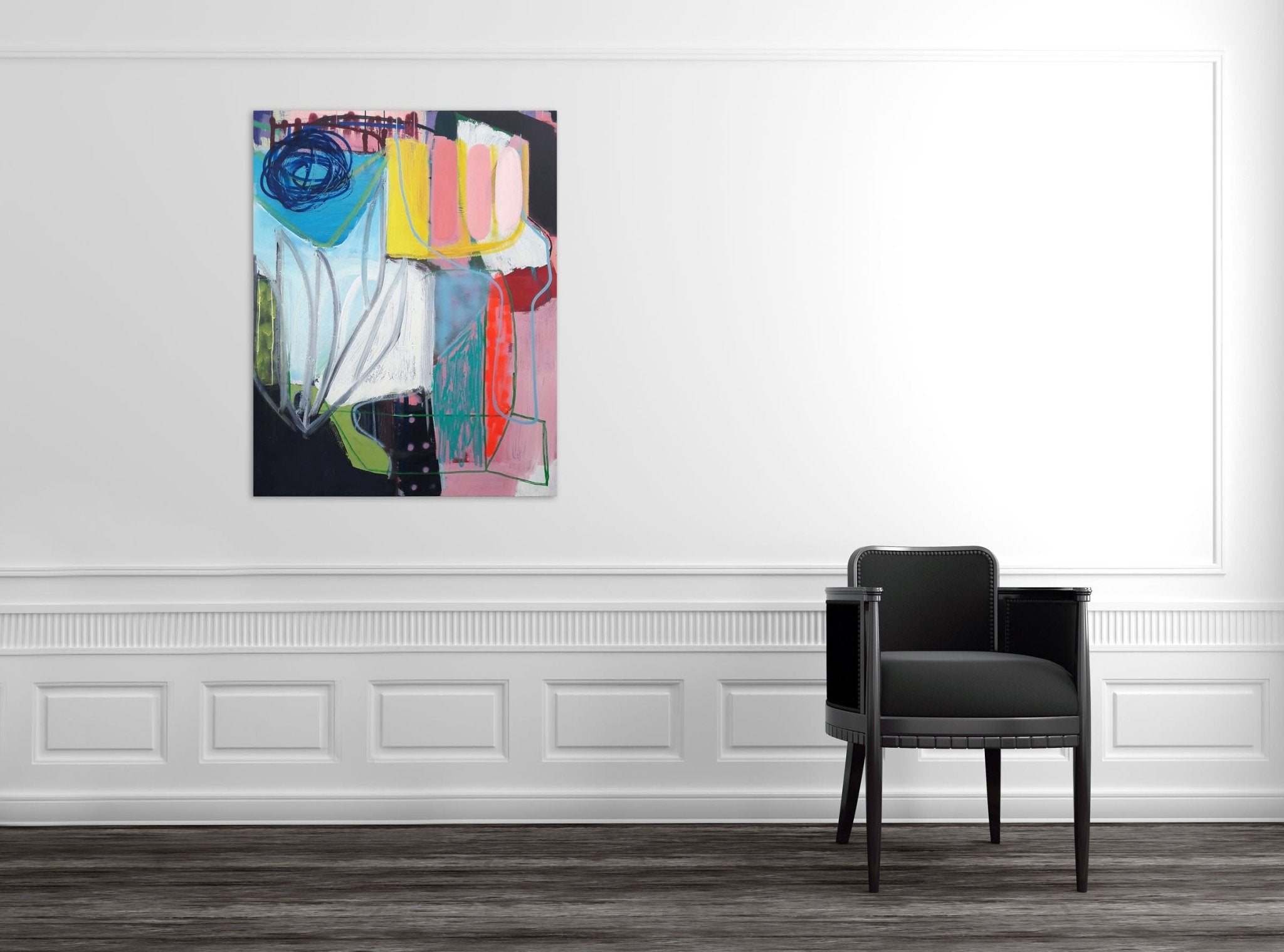 Delight - Ludovic Dervillez - Abstract Painting - Ideelart