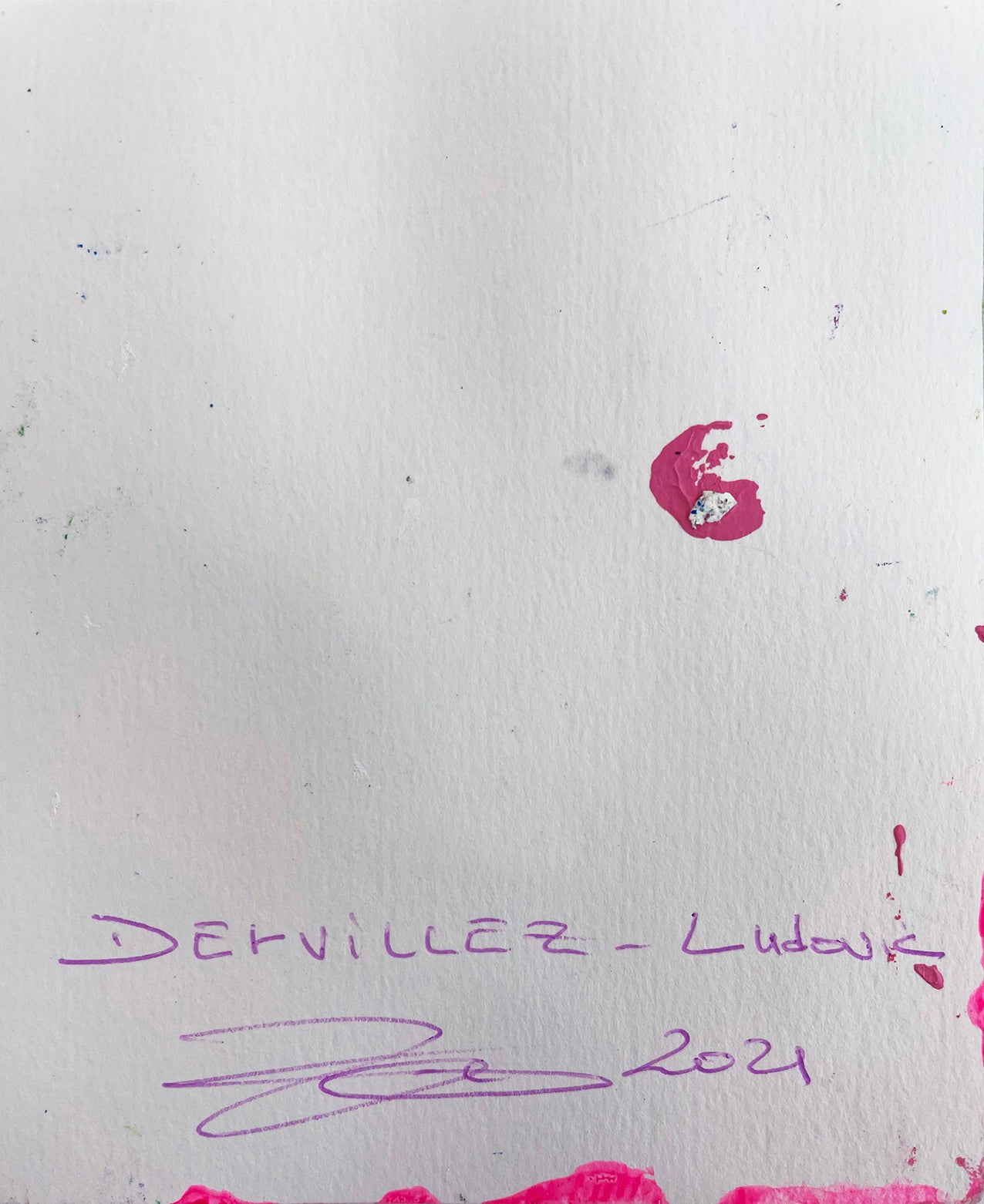 Like a familiy sunday - Ludovic Dervillez - Abstract Painting - Ideelart