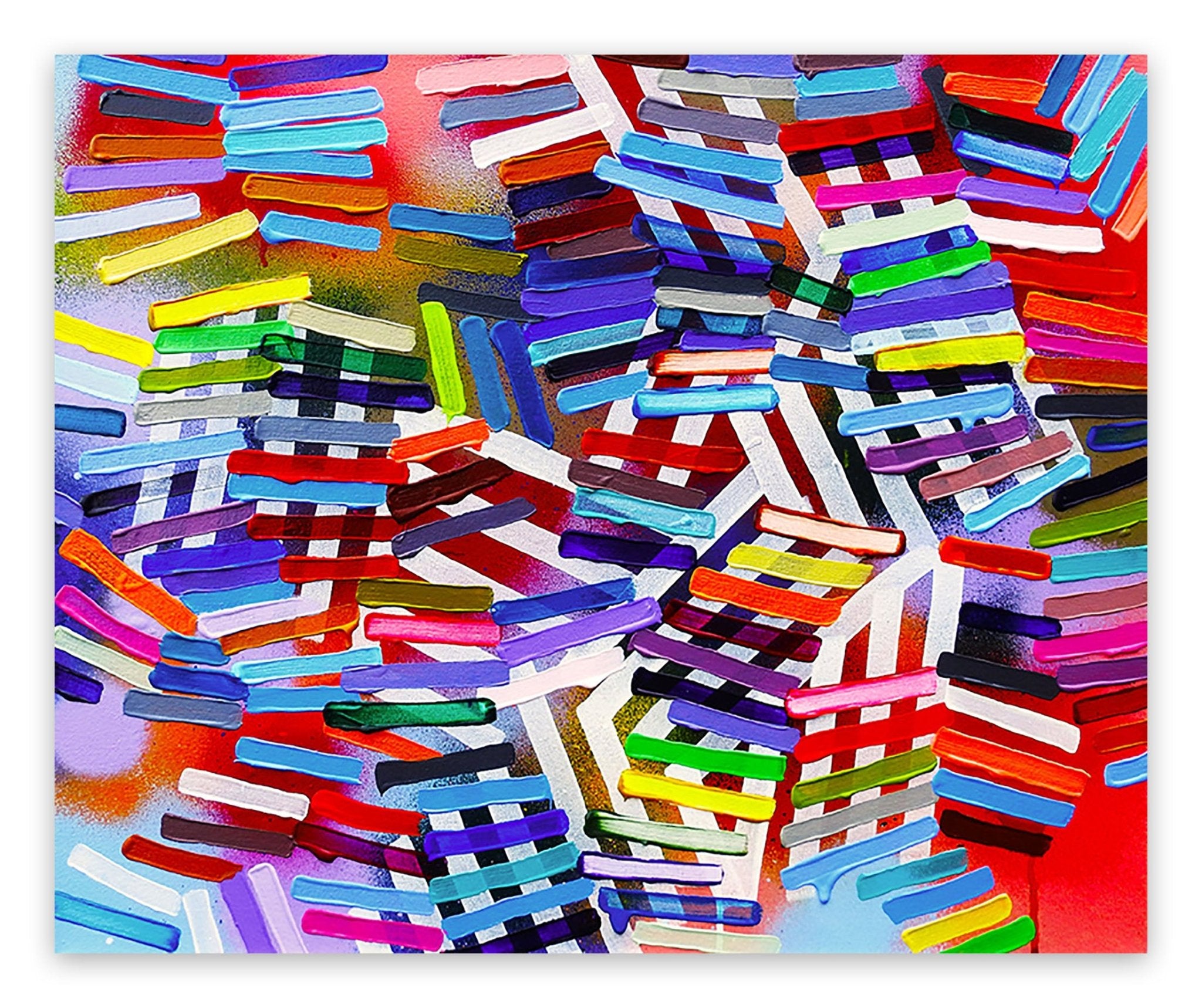 Crazy Feeling Of Want - Martina Nehrling - Abstract Painting - Ideelart