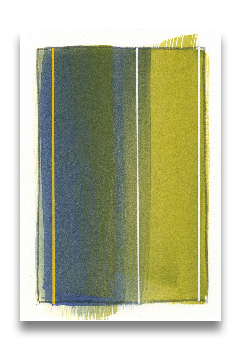 Map Fragment (2/5/2015) - Matthew Langley - Abstract Painting - Ideelart