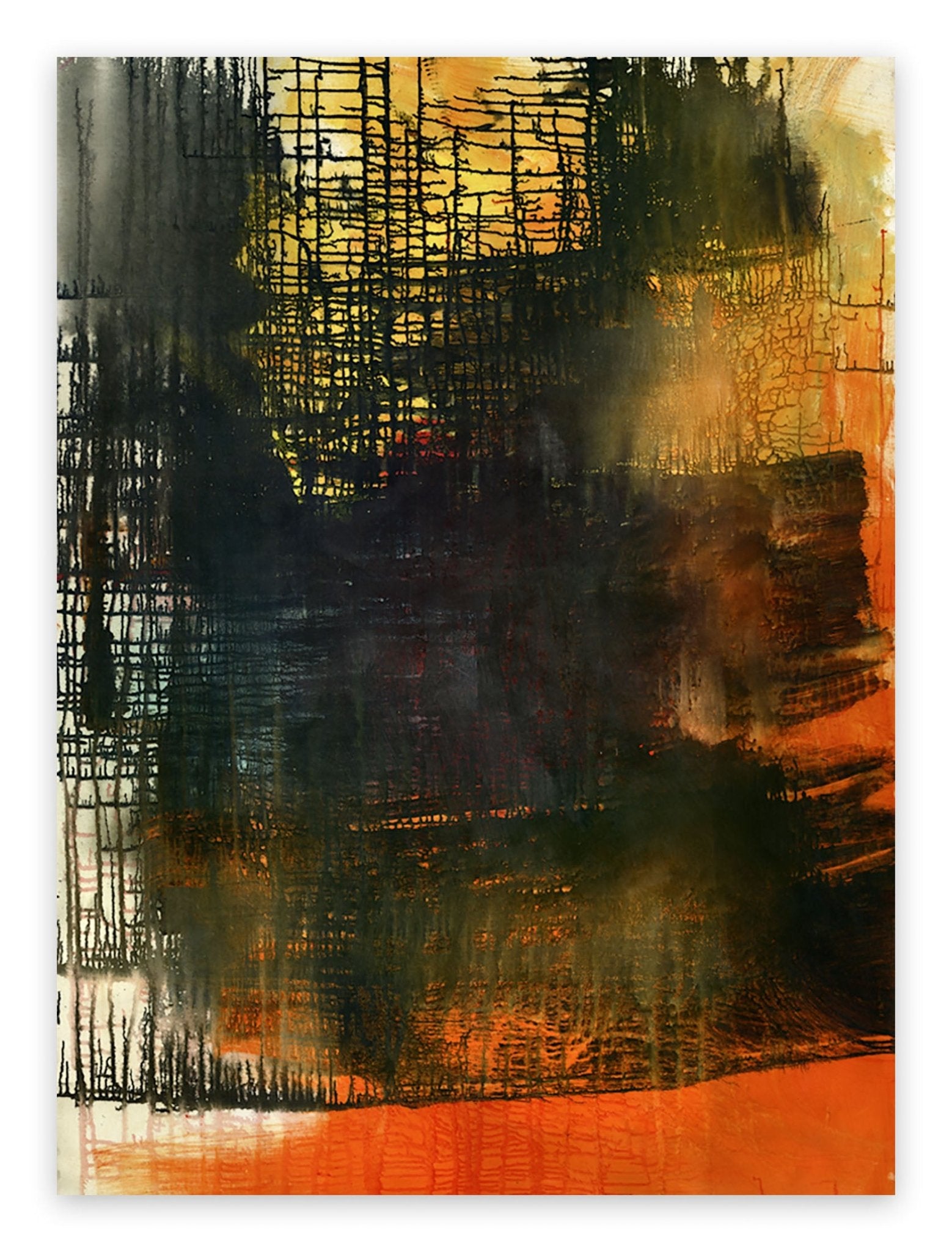 Orquevaux 9 - Yari Ostovany - Abstract Painting - Ideelart