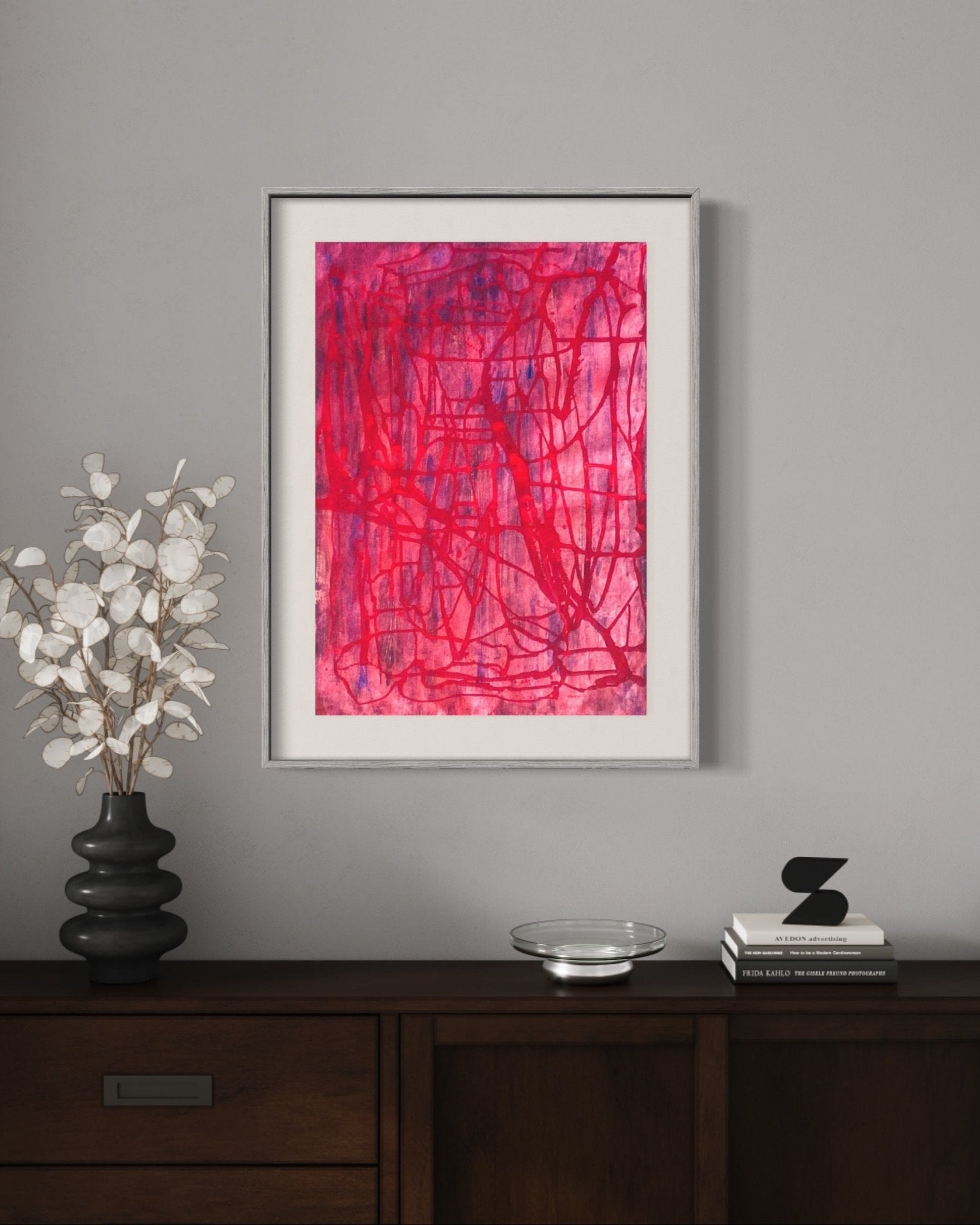 Fire and ice - Gudrun Mertes - Frady - Abstract Painting - Ideelart