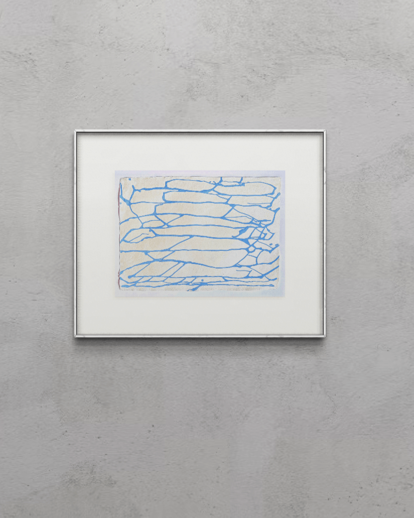 Tide meets the River - Gudrun Mertes - Frady - Abstract Painting - Ideelart