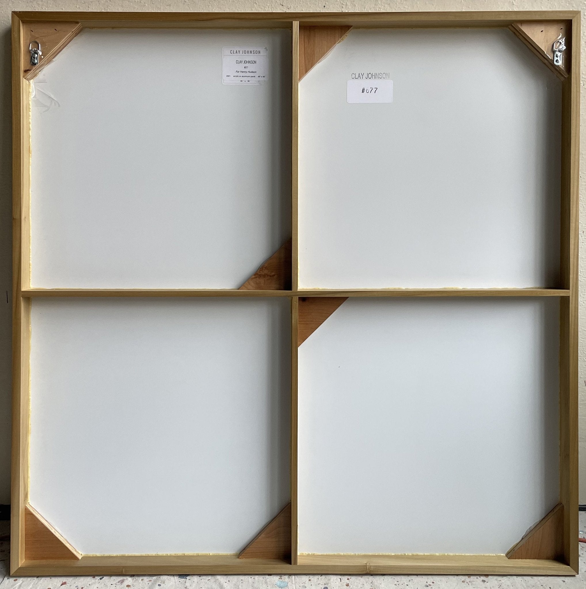 For Henry Hudson - Clay Johnson - Abstract Painting - Ideelart