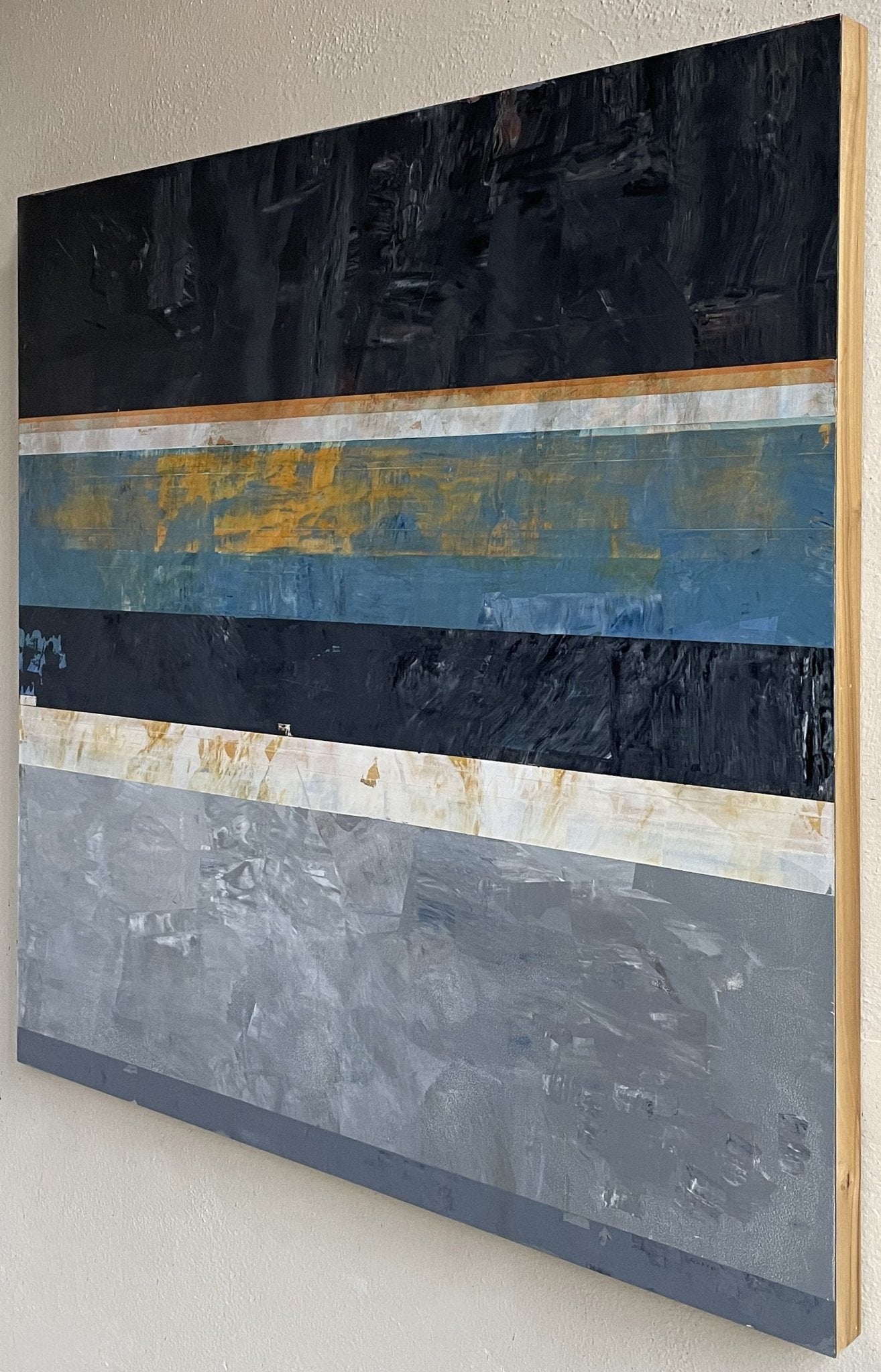 For Henry Hudson - Clay Johnson - Abstract Painting - Ideelart