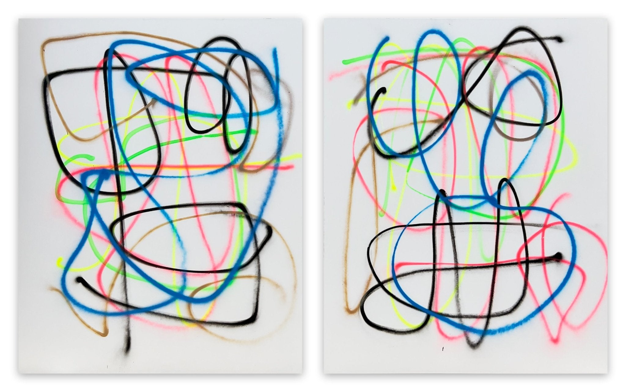 Judo Chop Freestyle - Tommaso Fattovich - Abstract Painting - Ideelart