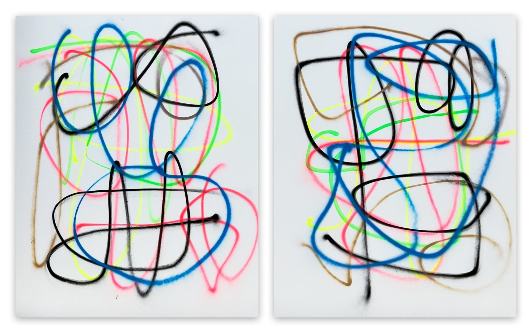 Judo Chop Freestyle - Tommaso Fattovich - Abstract Painting - Ideelart