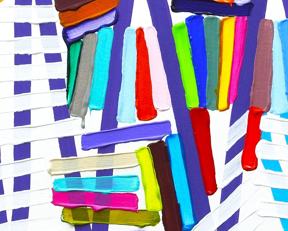 Leaning In - Martina Nehrling - Abstract Painting - Ideelart