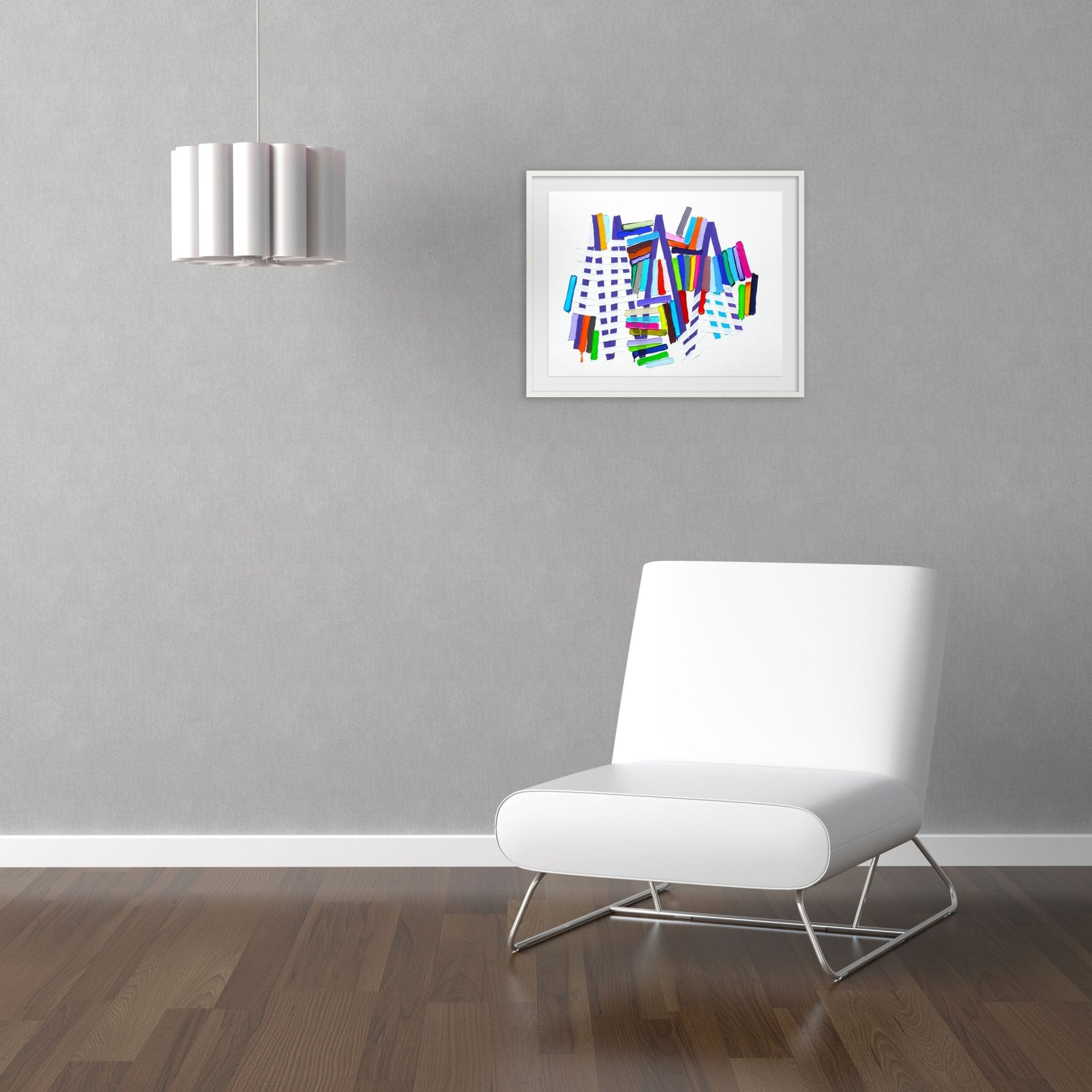 Leaning In - Martina Nehrling - Abstract Painting - Ideelart