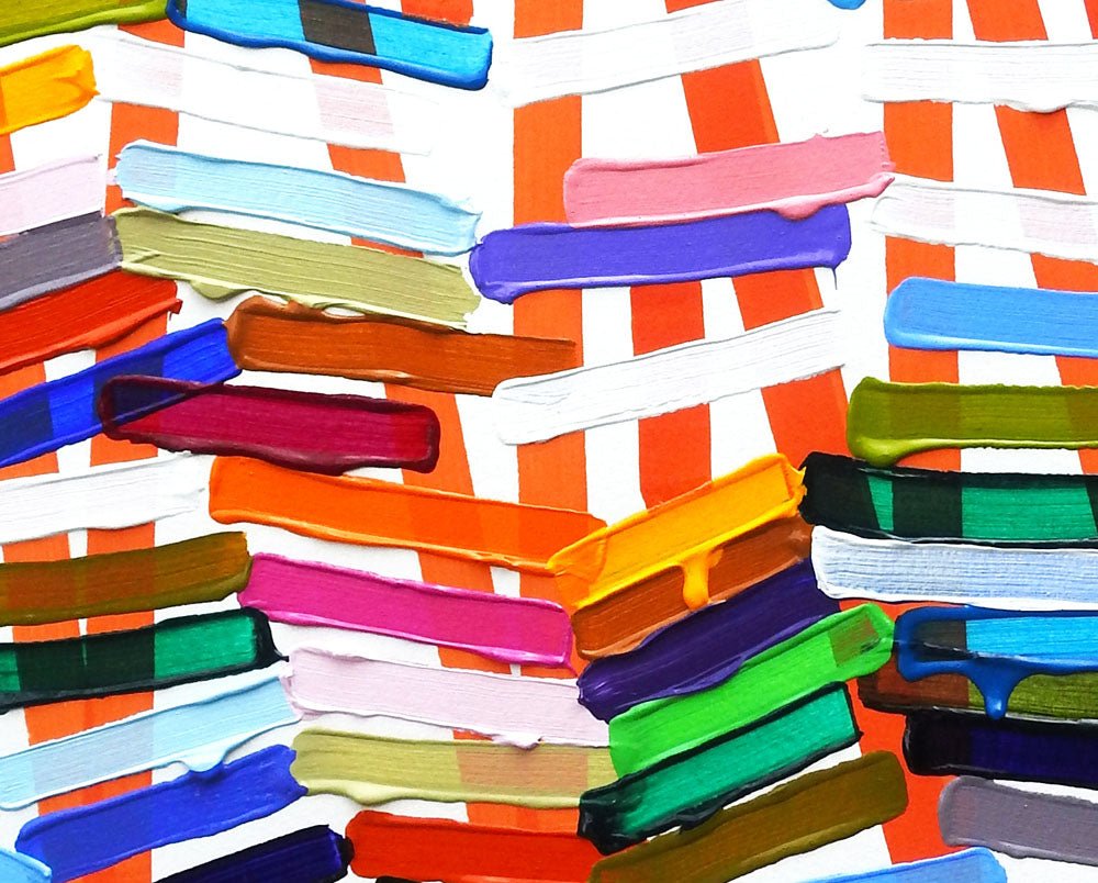 Greetings From Chicago - Martina Nehrling - Abstract Painting - Ideelart