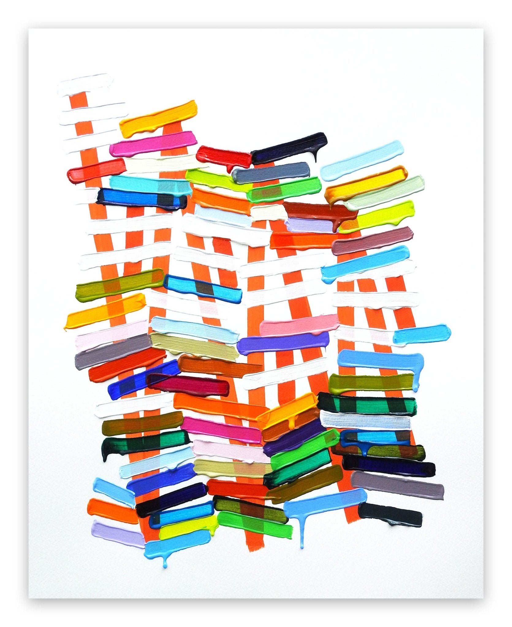 Greetings From Chicago - Martina Nehrling - Abstract Painting - Ideelart