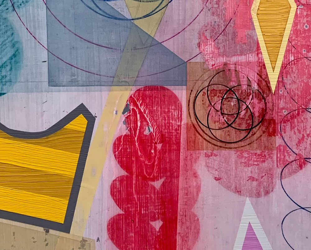 Iterations (Jewels) - Michael Barringer - Abstract Painting - Ideelart