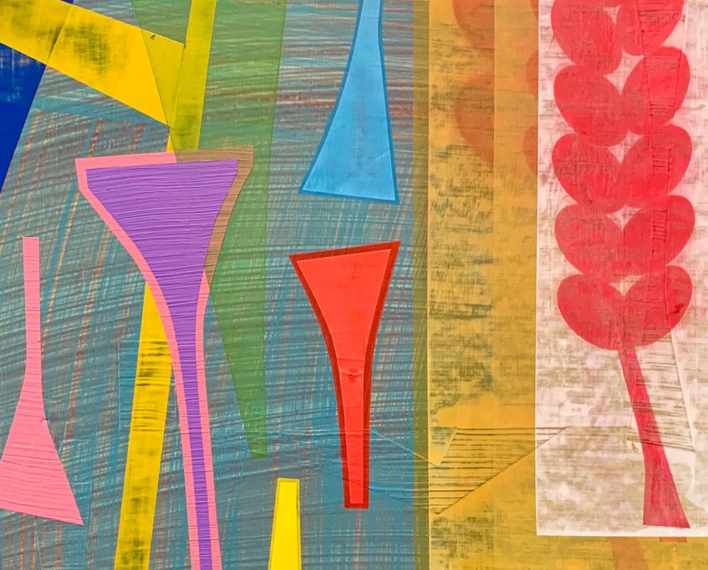 Iterations (Jazz I) - Michael Barringer - Abstract Painting - Ideelart