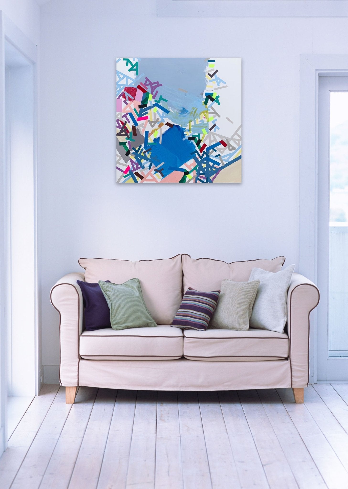 Ikkunann molecules - Philippe Halaburda - Abstract Painting - Ideelart