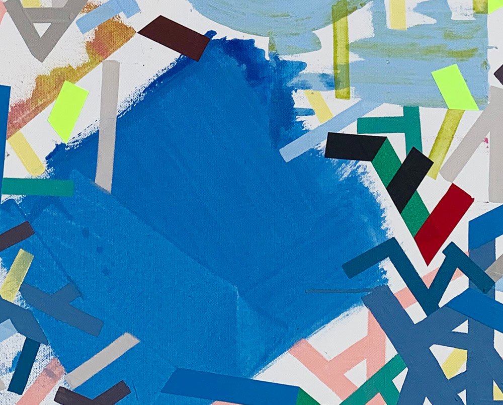 Ikkunann molecules - Philippe Halaburda - Abstract Painting - Ideelart