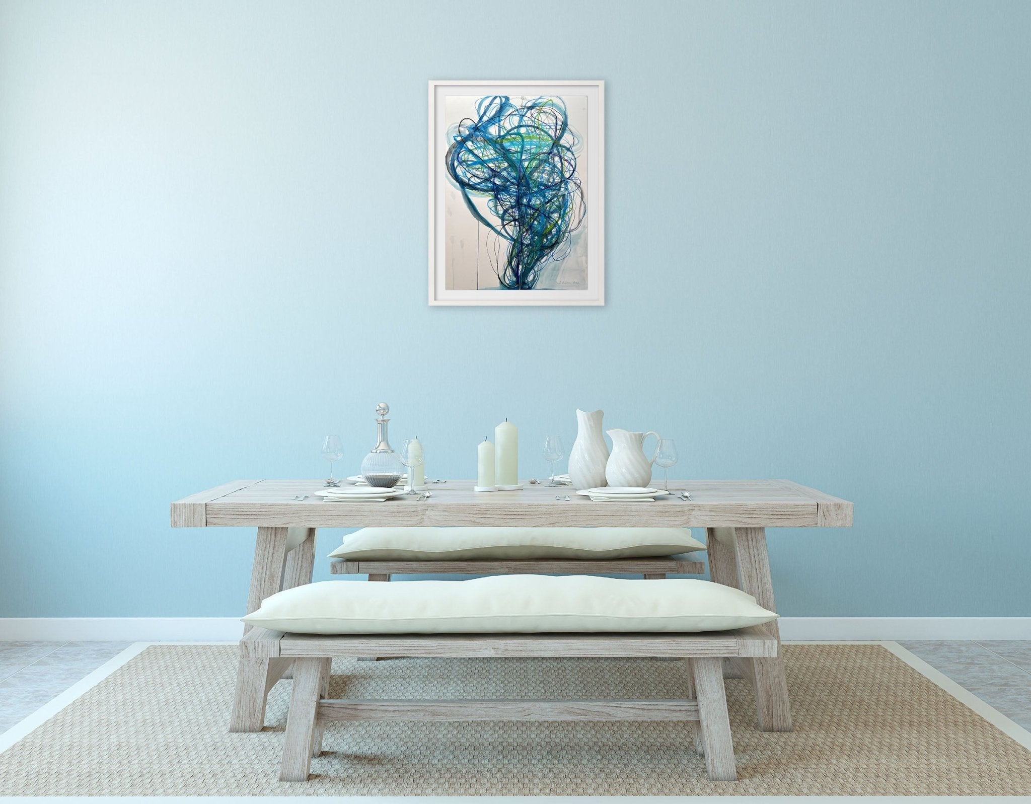 Tangle 17 - Tracey Adams - Abstract Painting - Ideelart