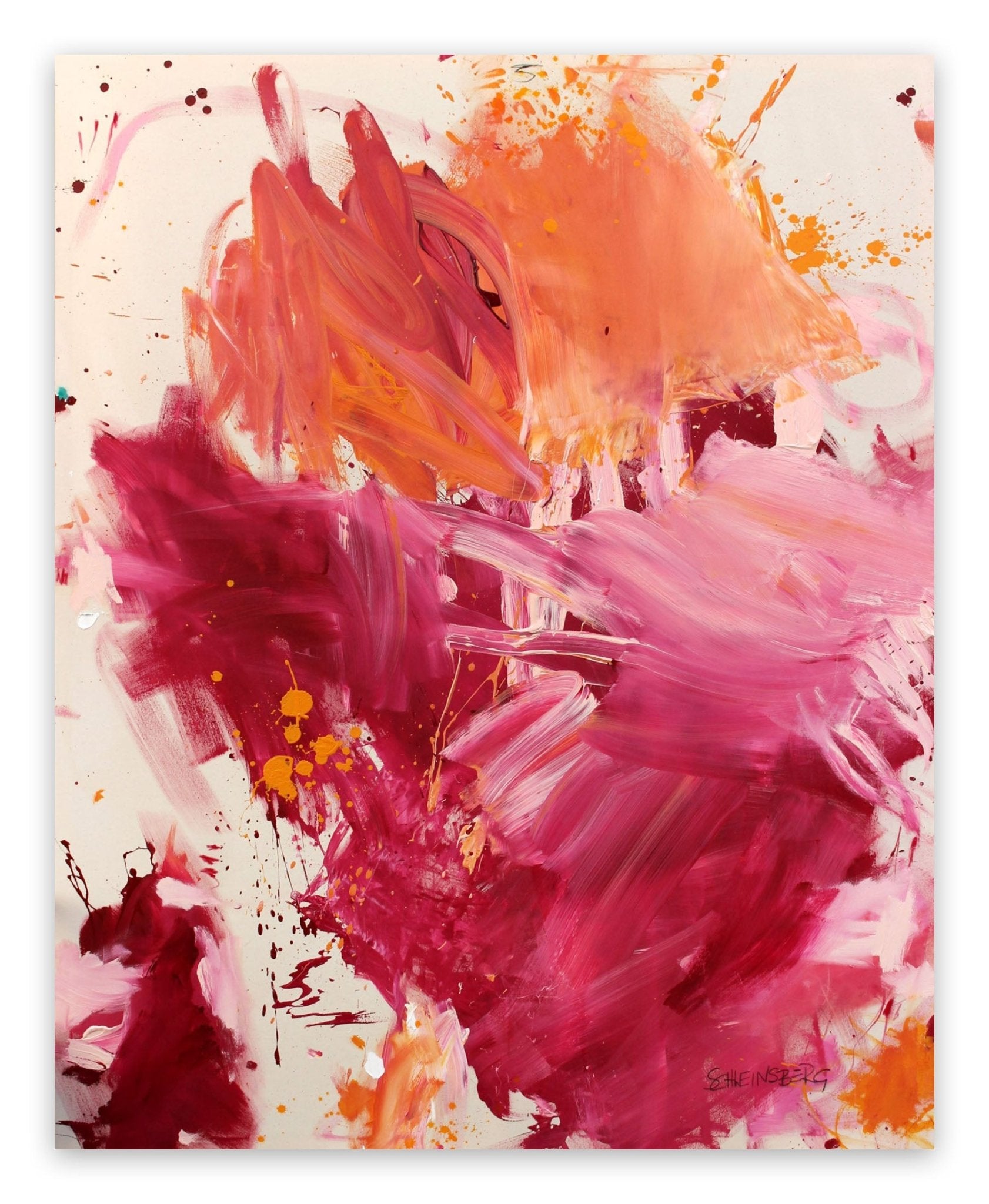 It's getting hot in here - Daniela Schweinsberg - Abstract Painting - Ideelart