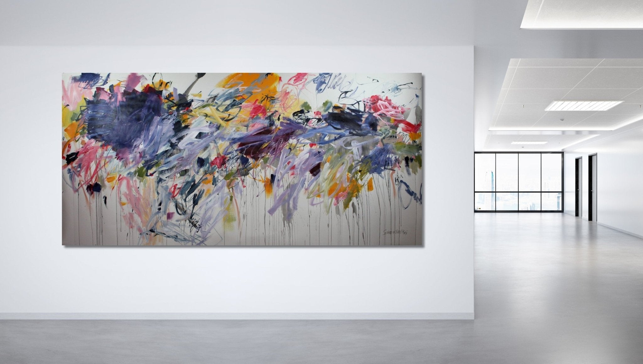 Summer wine - Daniela Schweinsberg - Abstract Painting - Ideelart