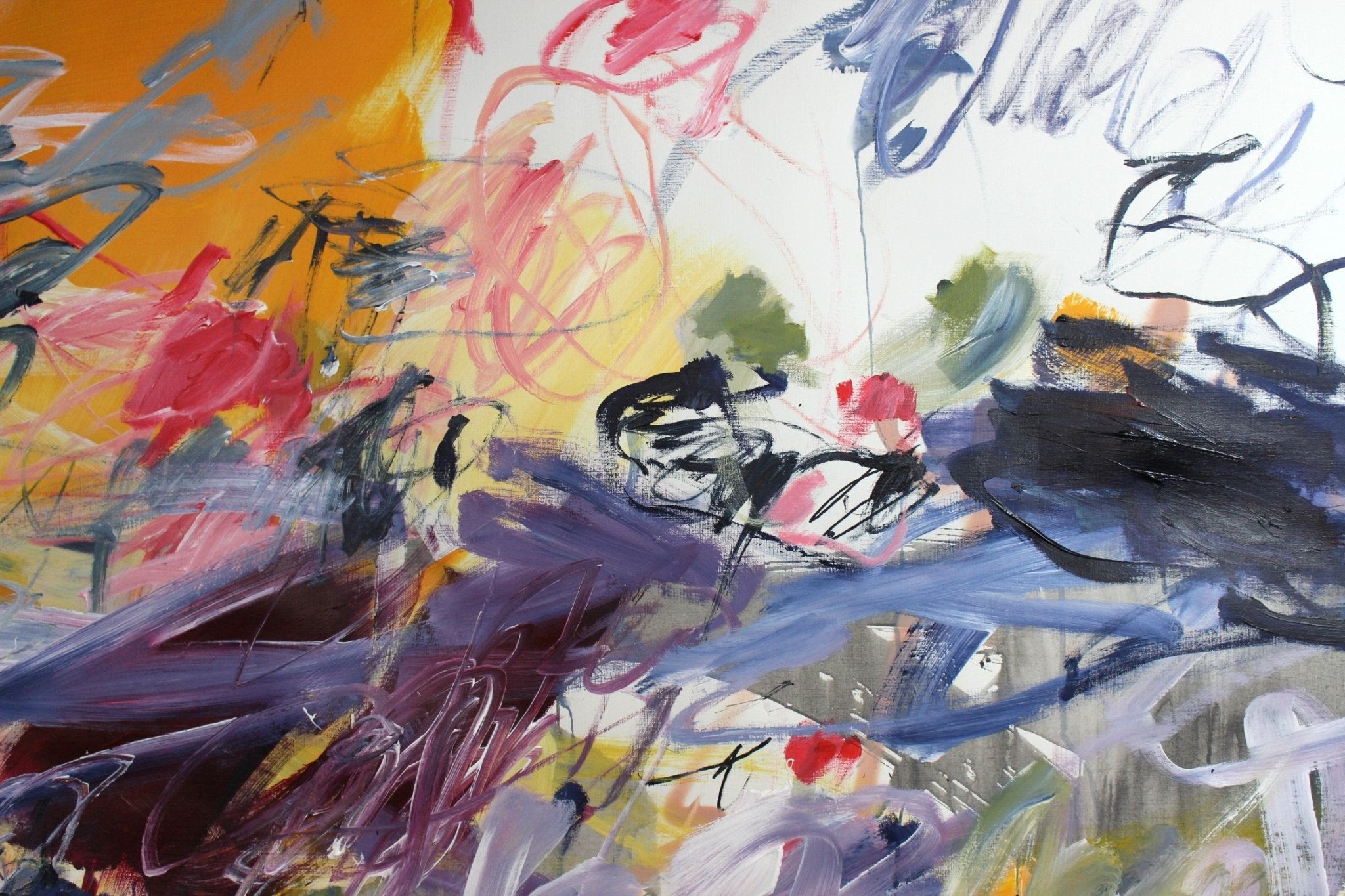 Summer wine - Daniela Schweinsberg - Abstract Painting - Ideelart