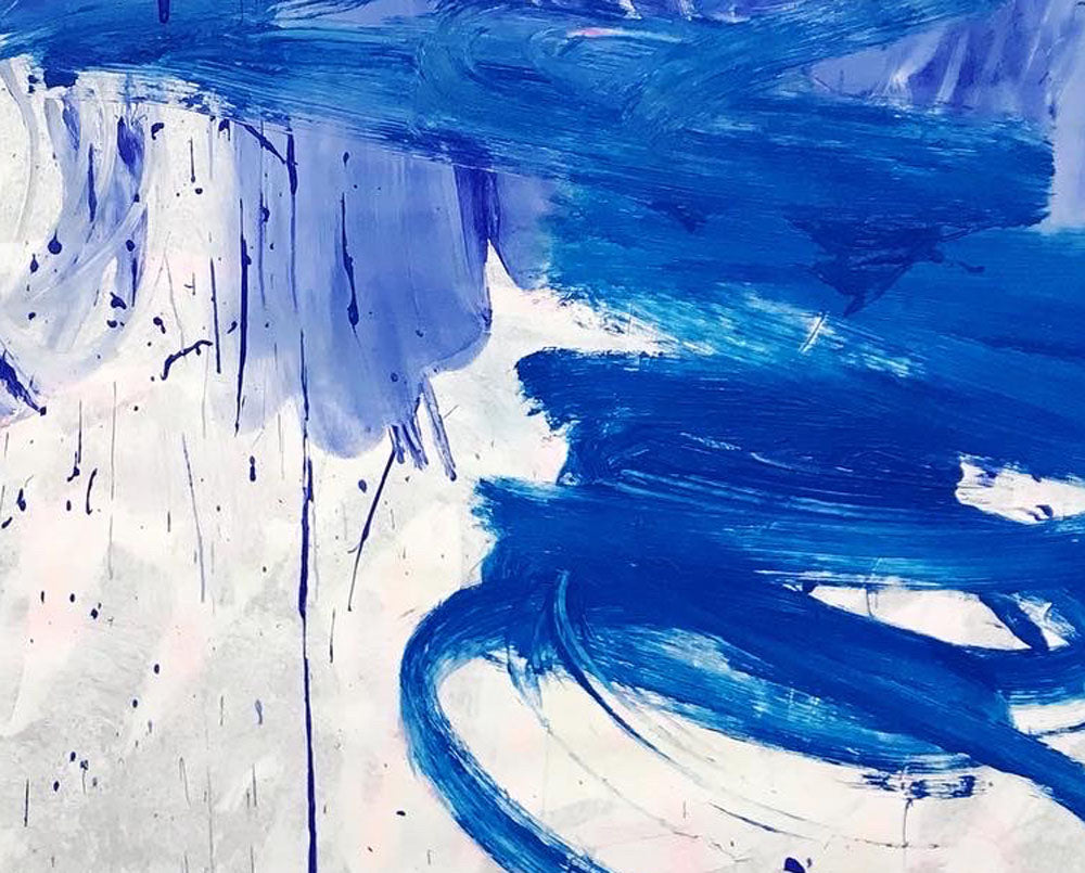 Summer walker - Manuela Karin Knaut - Abstract Painting - Ideelart