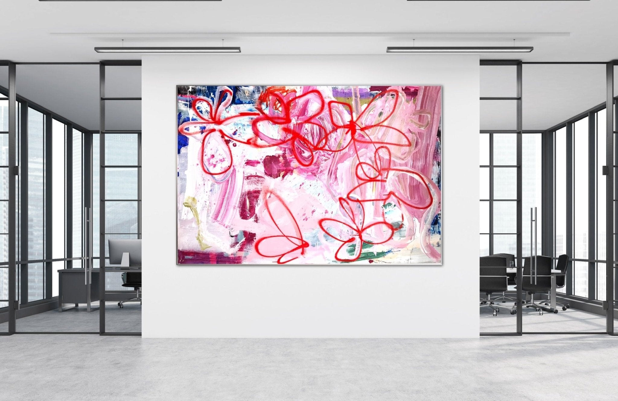 Zest for life B - Manuela Karin Knaut - Abstract Painting - Ideelart