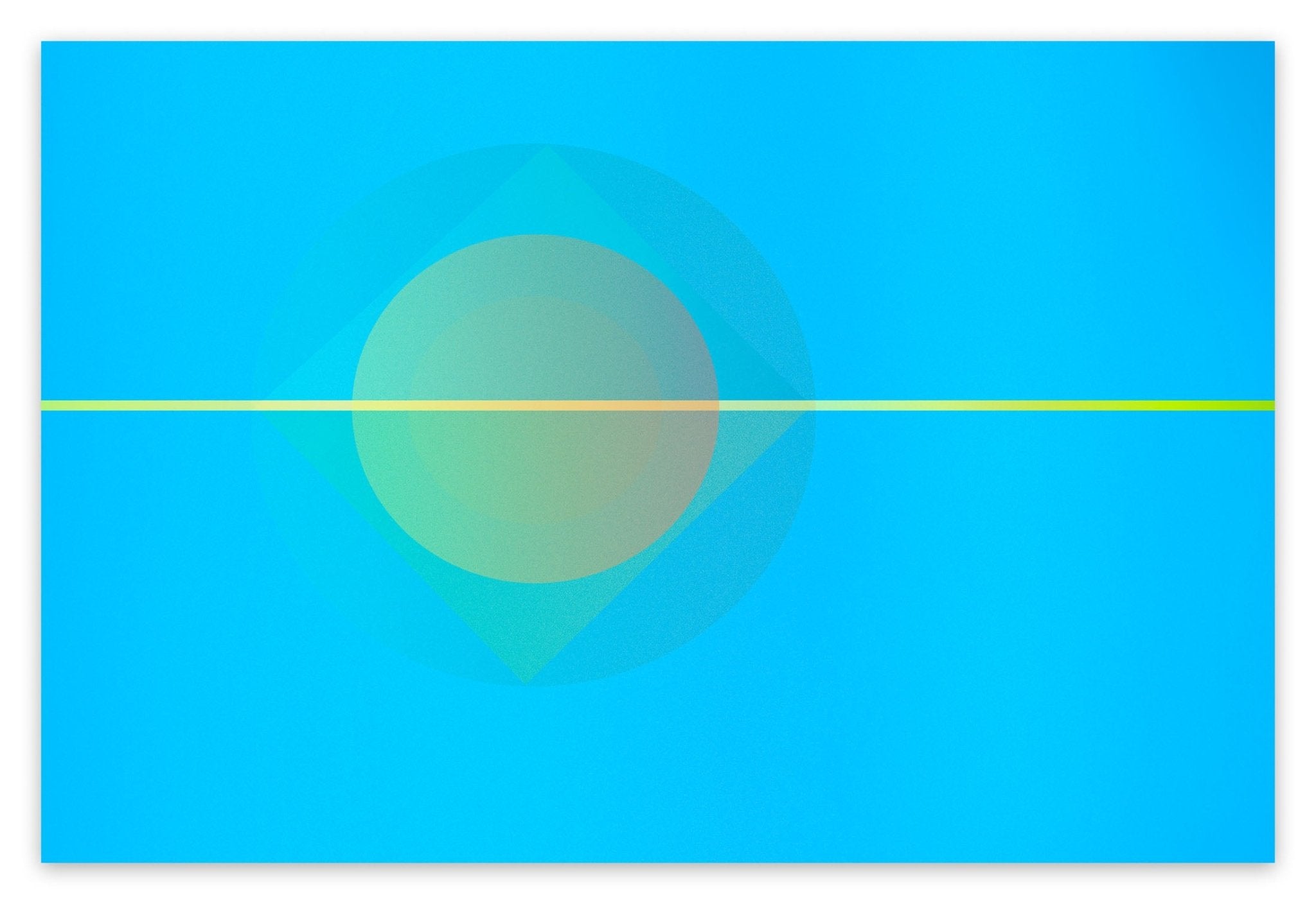 Cosmosis Collage 4A53.1.2 - Composition no 7C2 Blue - Anne Katrine Senstad - Abstract Photography - Ideelart