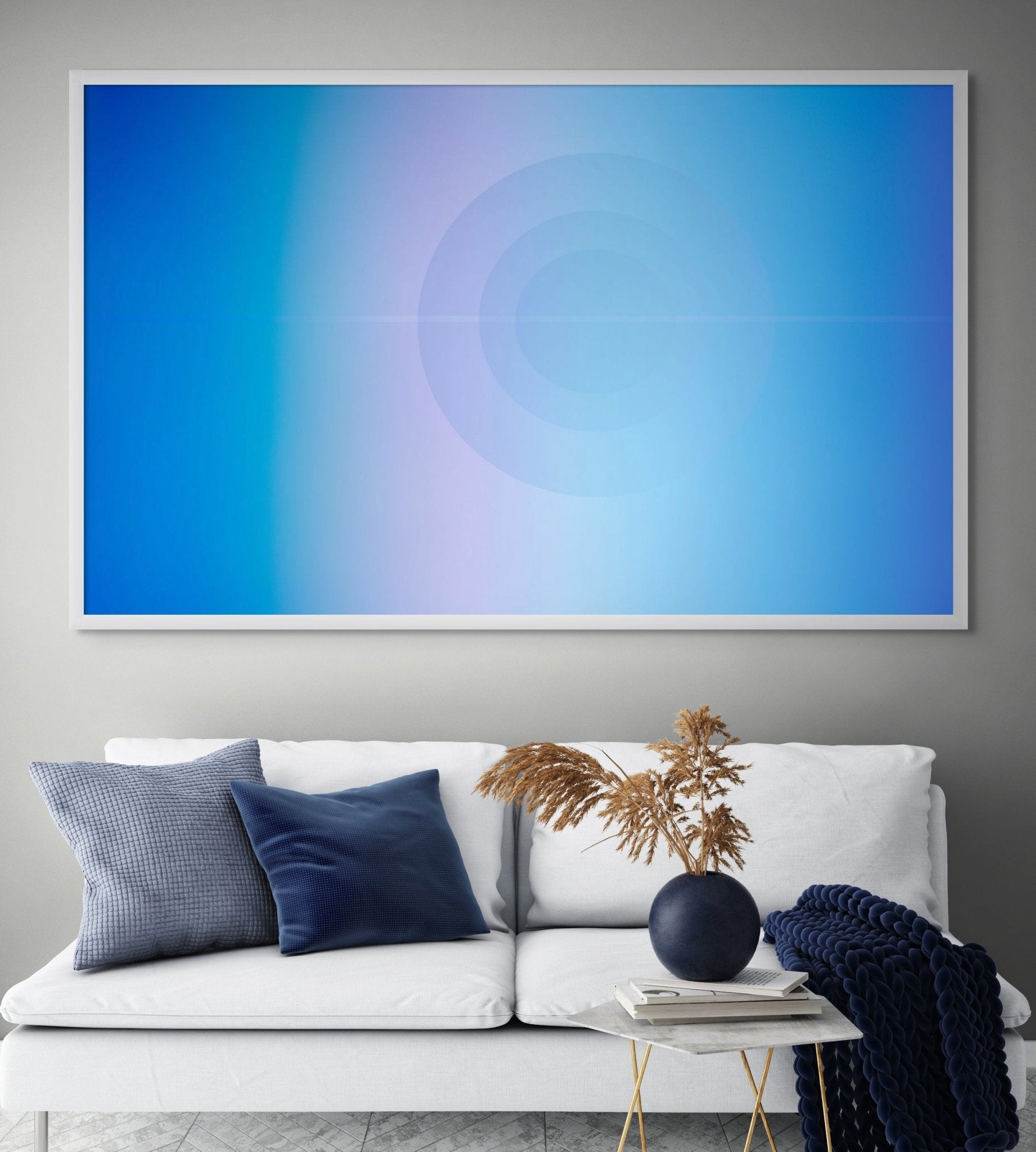 Cosmosis Collage 4A5.1 - Composition no 210.4 Blue - Anne Katrine Senstad - Abstract Photography - Ideelart