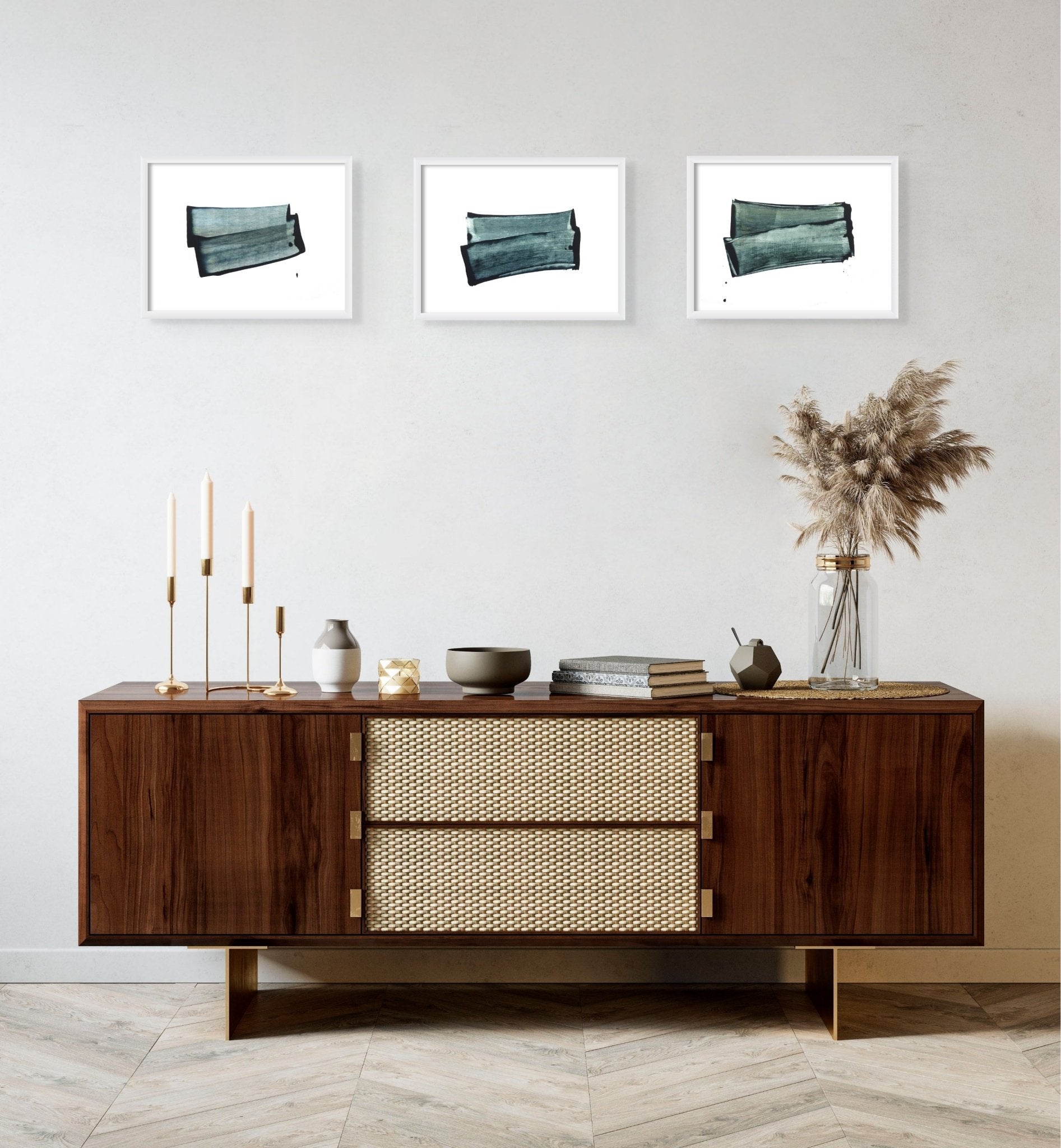 Riverside 07 - Emma Godebska - Abstract Painting - Ideelart