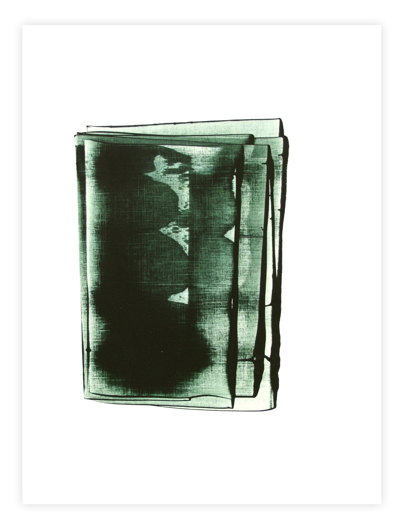 Green View 06 - Emma Godebska - Abstract Painting - Ideelart