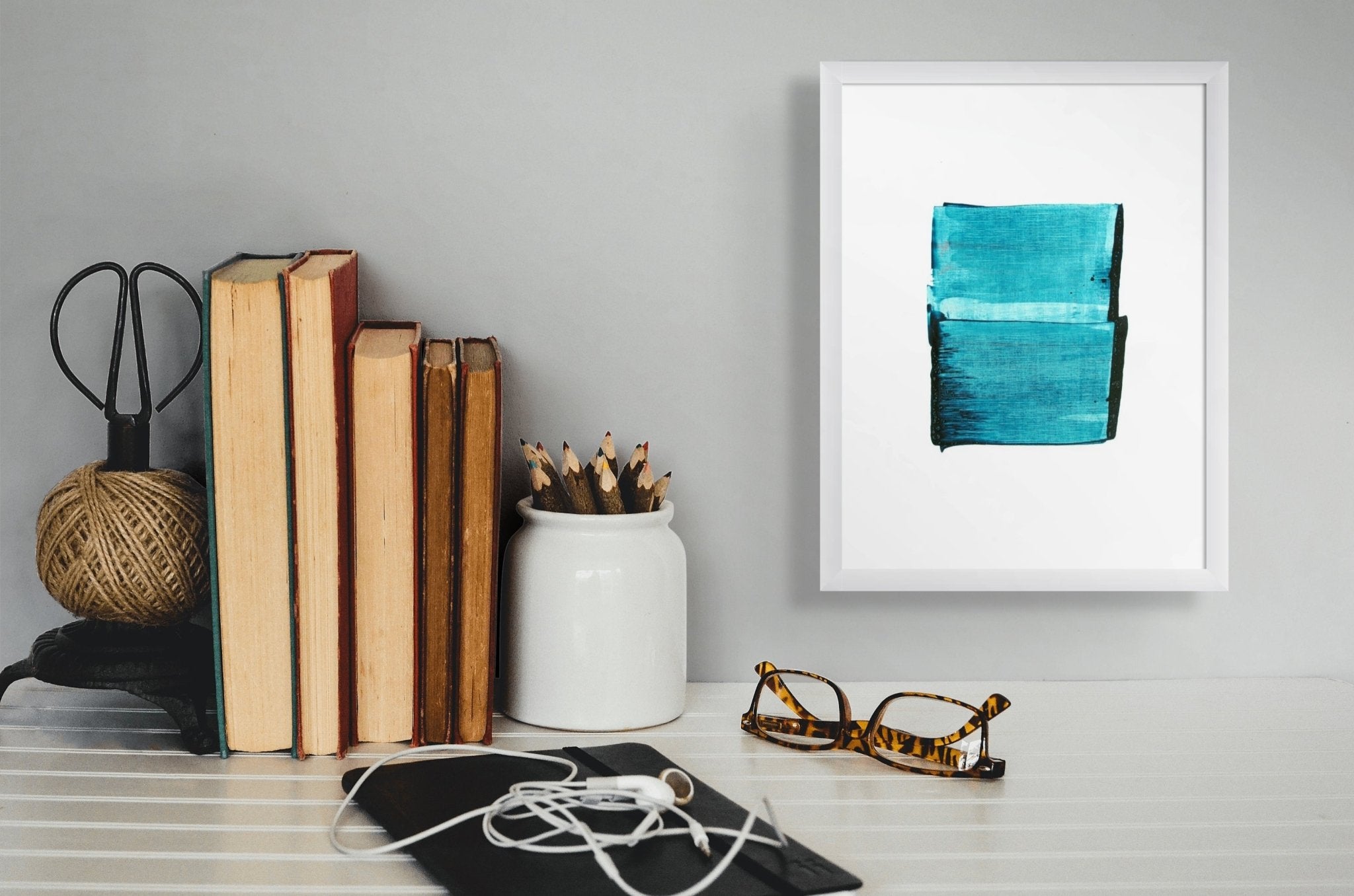 Clear Water 01 - Emma Godebska - Abstract Painting - Ideelart