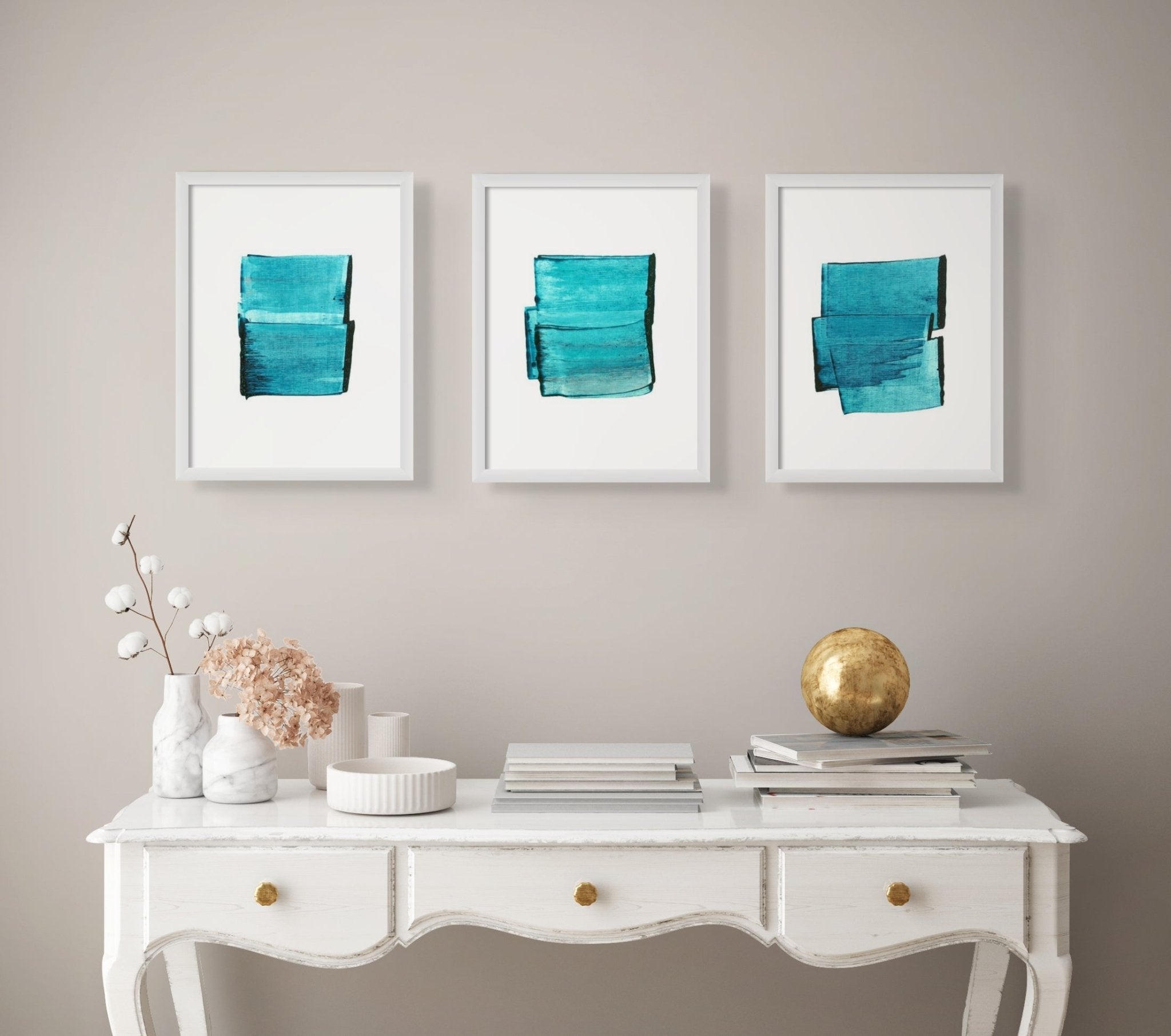 Clear Water 01 - Emma Godebska - Abstract Painting - Ideelart