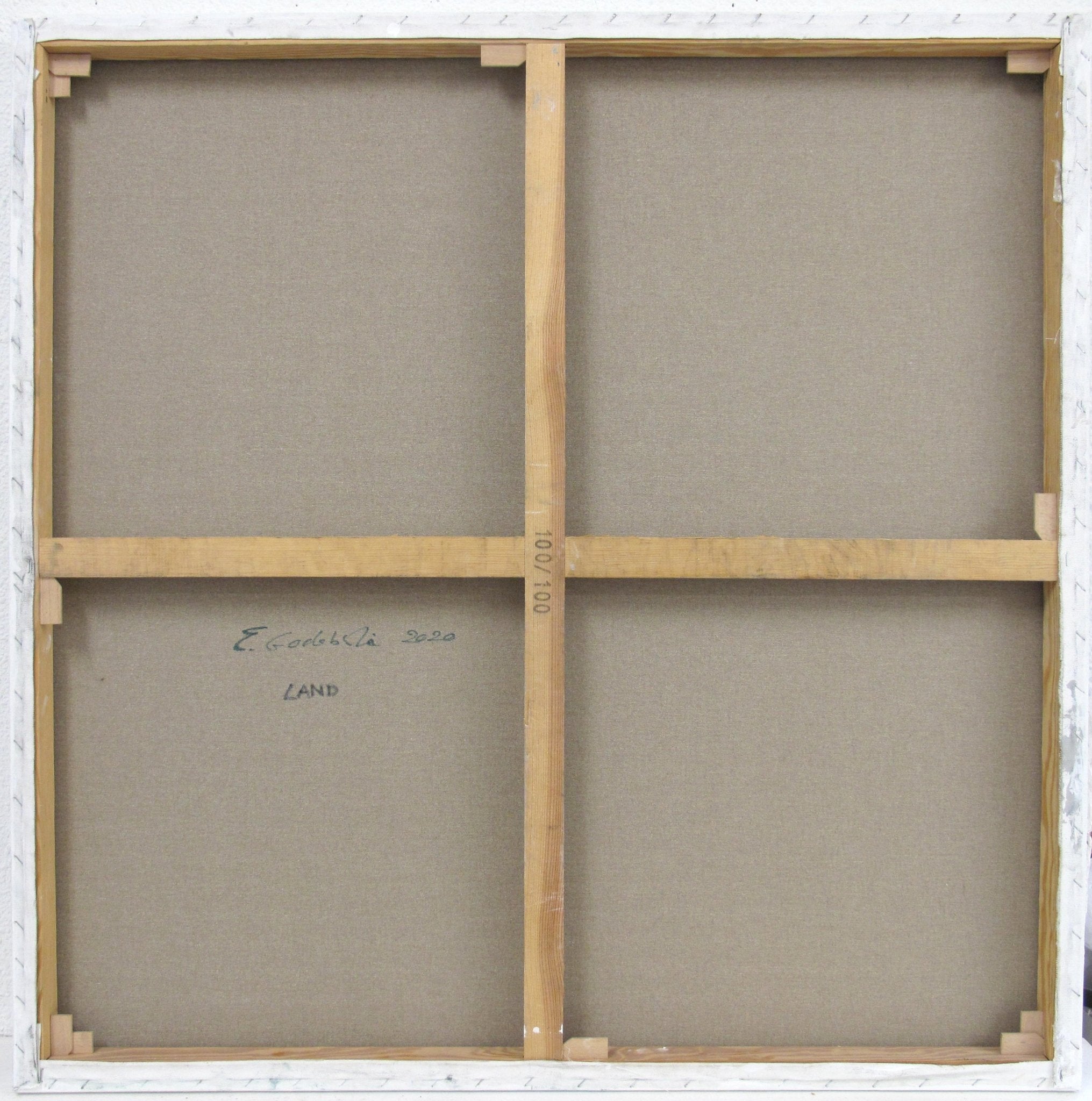 Land - Emma Godebska - Abstract Painting - Ideelart