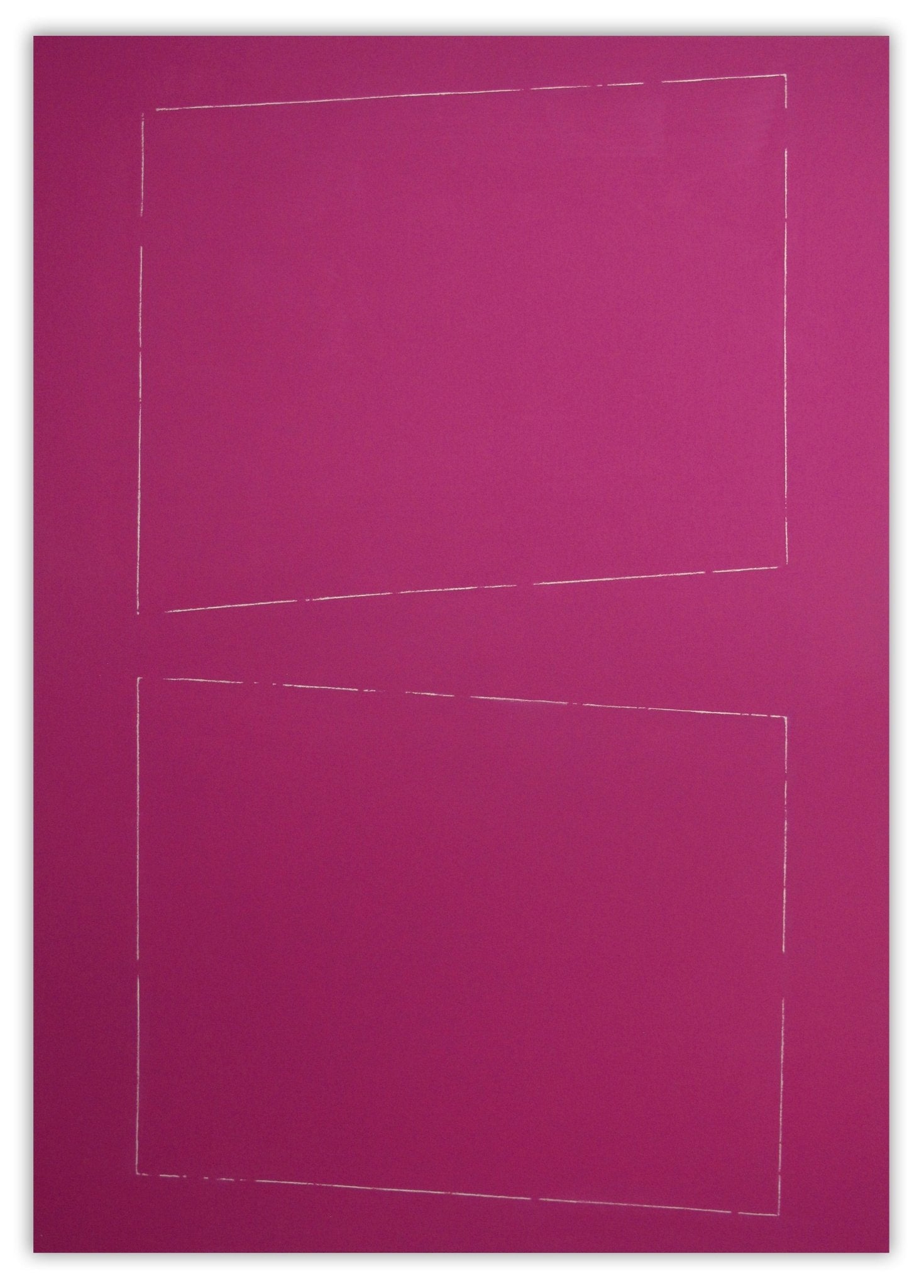 Mono Rose - Serie Juillet 01 - Guillaume Moschini - Abstract Painting - Ideelart