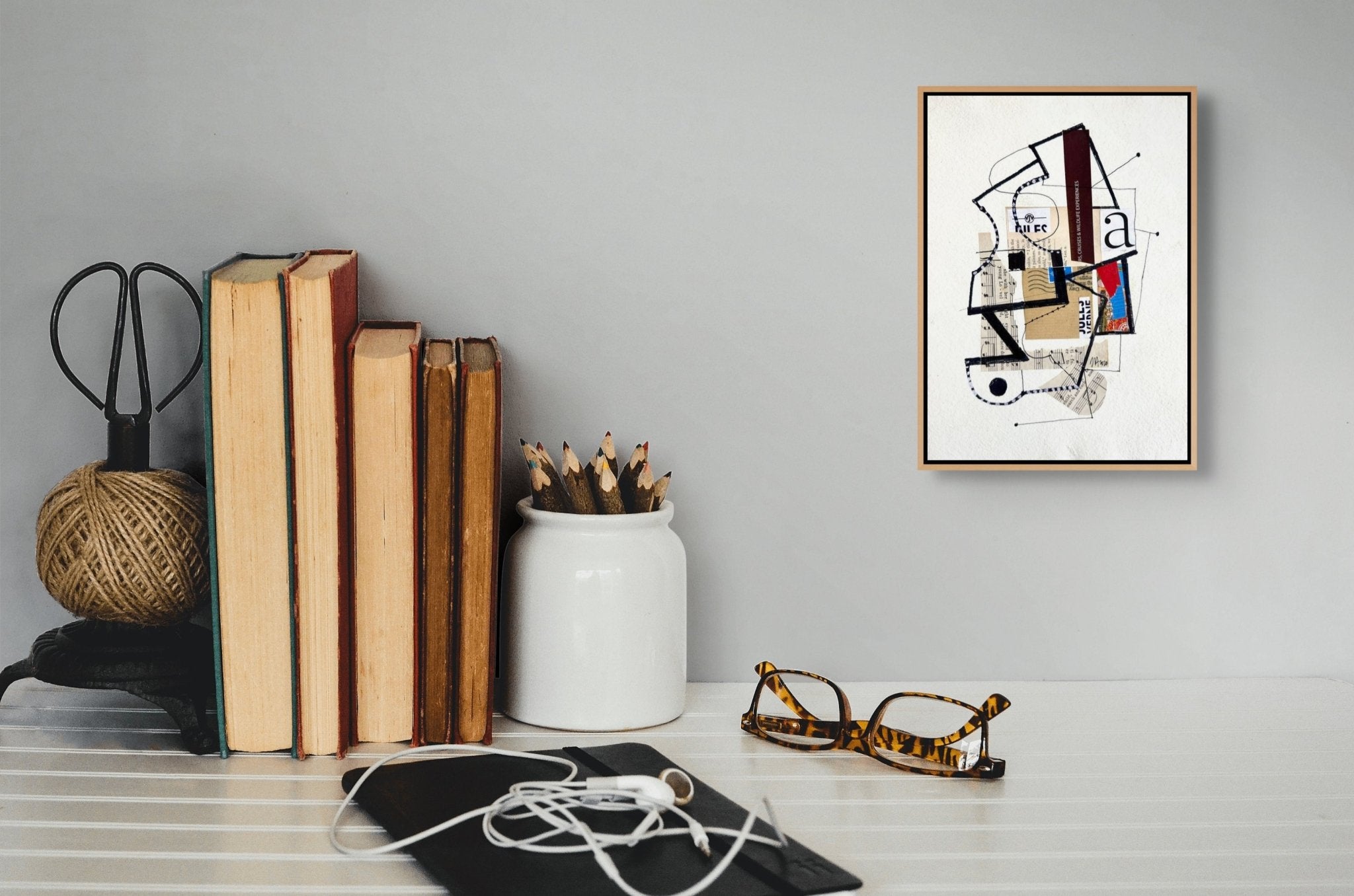 Piano bar No.26 - Jeremy Annear - Abstract Painting - Ideelart