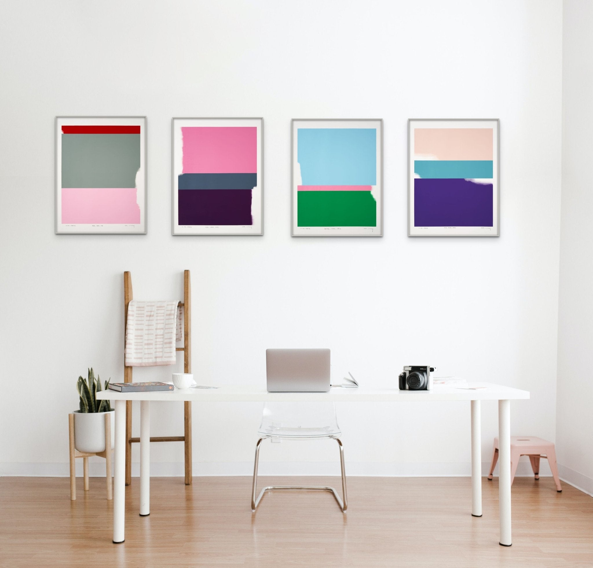 Drawing For 3 Horizontal Configurations 11 - Kyong Lee - Abstract Painting - Ideelart