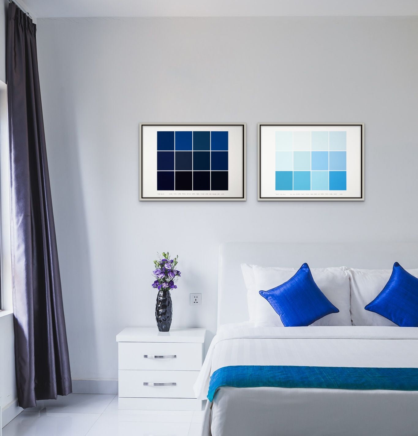 Drawing For Color As Adjective - noun 8 (Sky Blue) - Kyong Lee - Abstract Painting - Ideelart