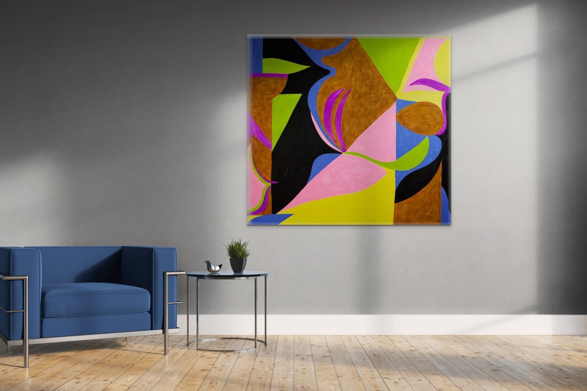 Flow in the Ever Present 6 - Jessica Snow - Abstract Painting - Ideelart