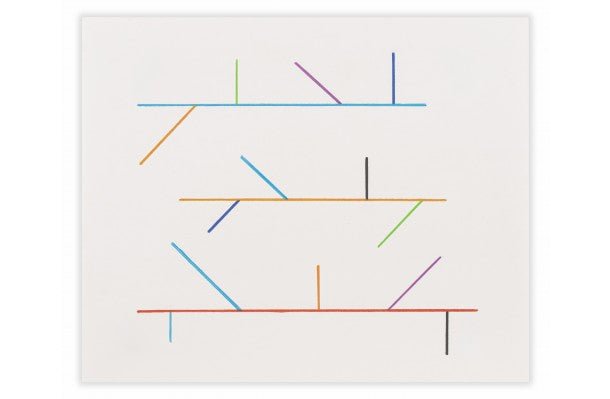 Diagram Drawing 3 - Tom McGlynn - Abstract Painting - Ideelart