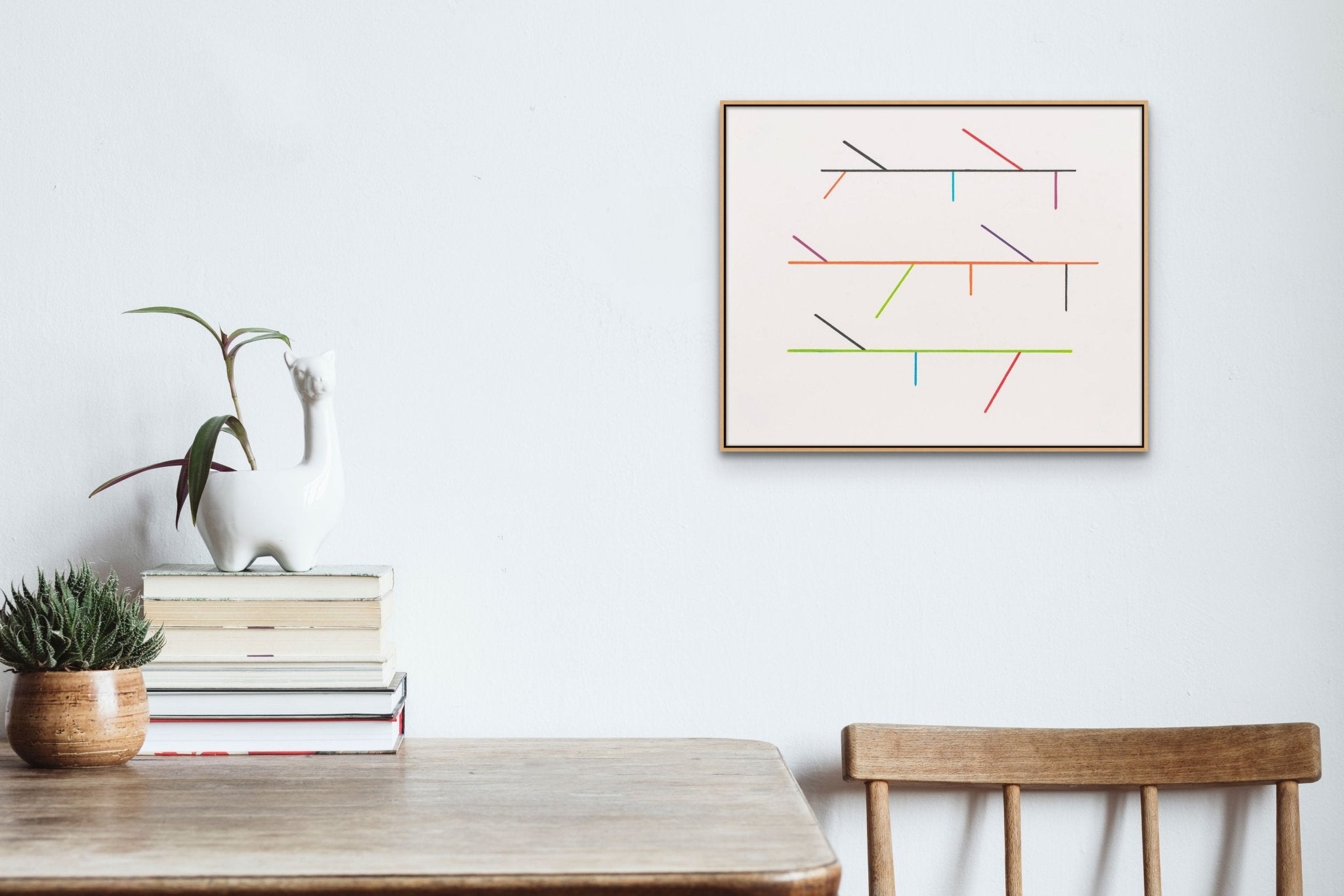 Diagram Drawing 5 - Tom McGlynn - Abstract Painting - Ideelart