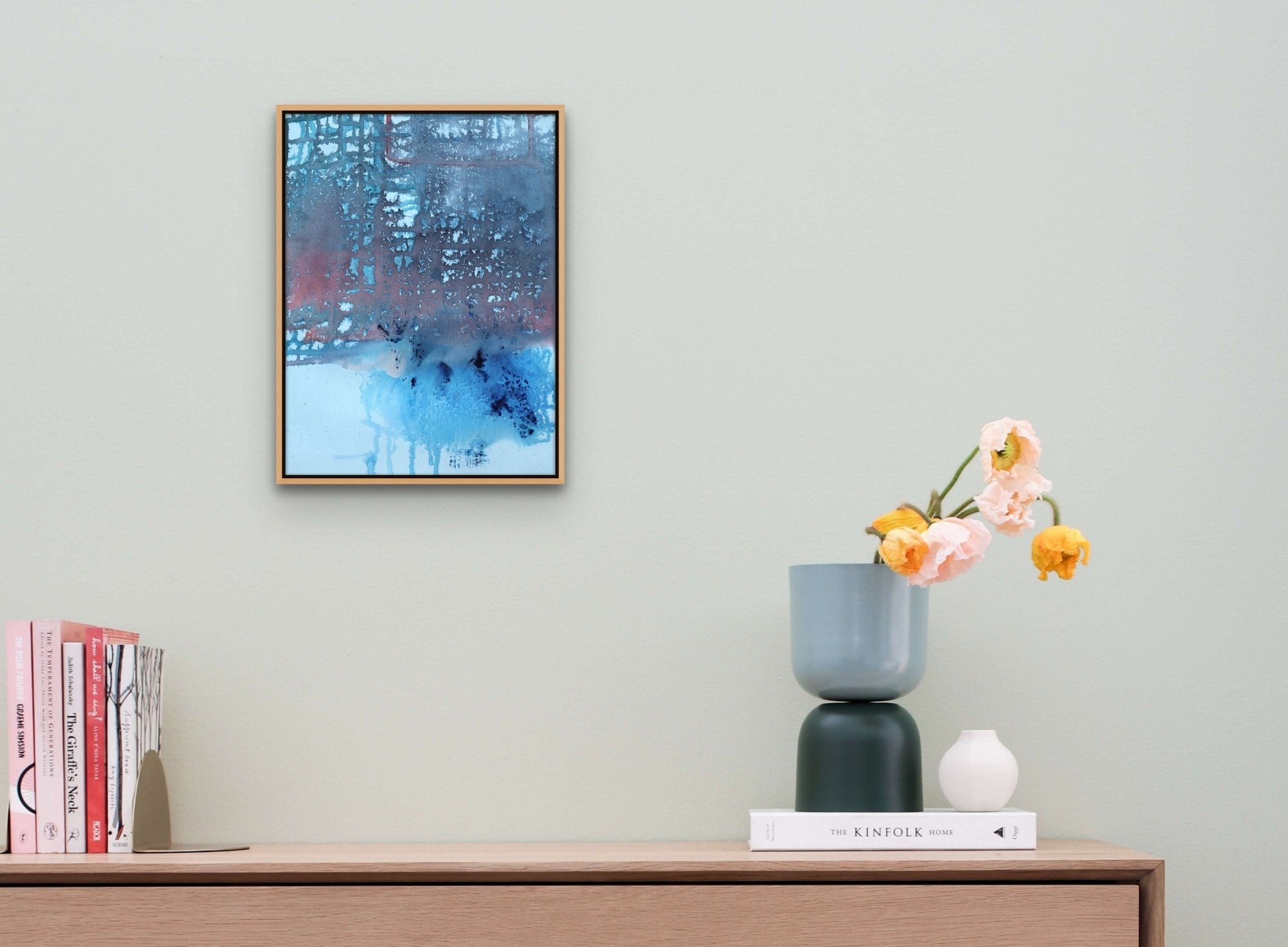 Fragments of Poetry and Silence 47 - Yari Ostovany - Abstract Painting - Ideelart