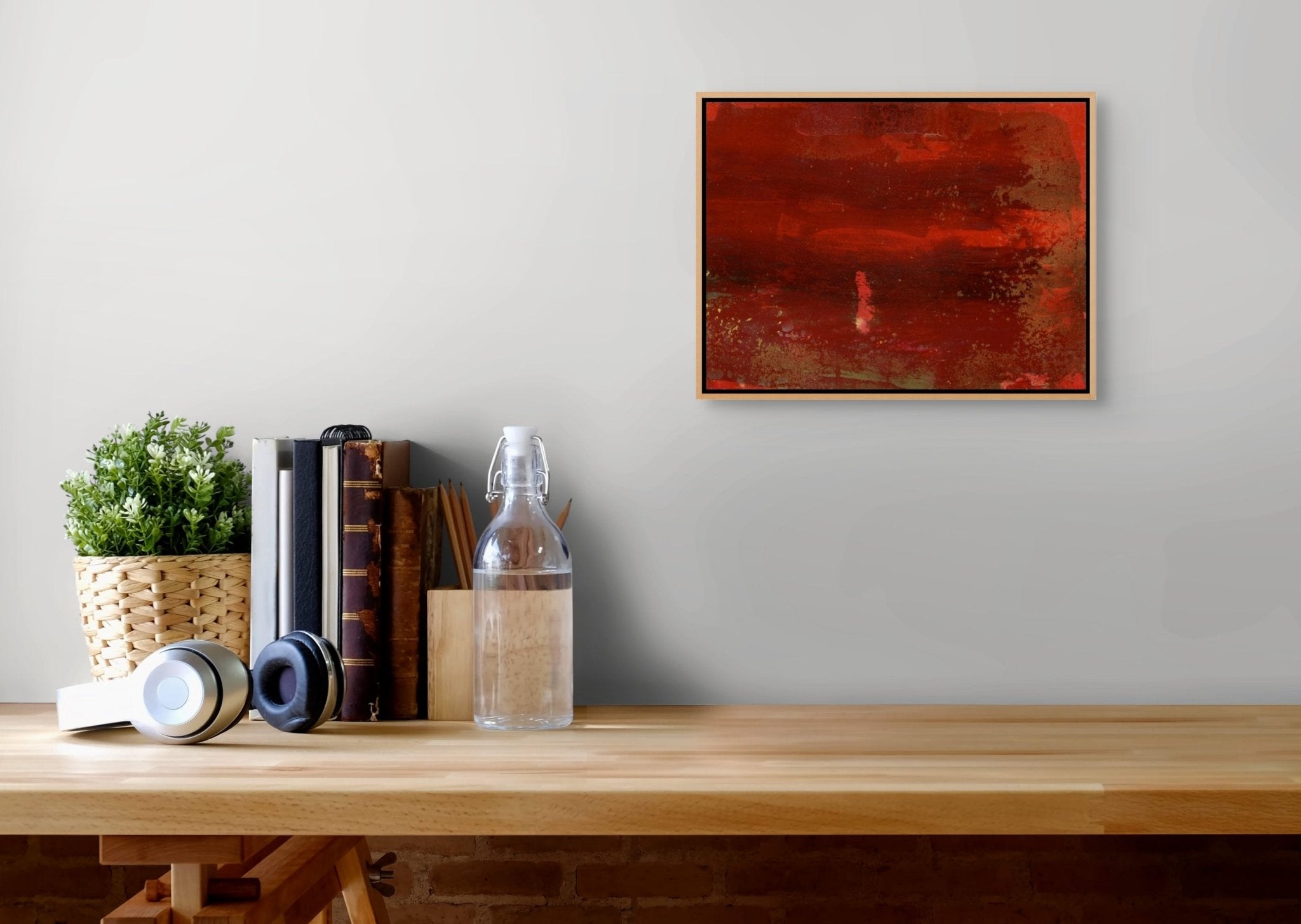 Night Pilgrim 25 - Yari Ostovany - Abstract Painting - Ideelart