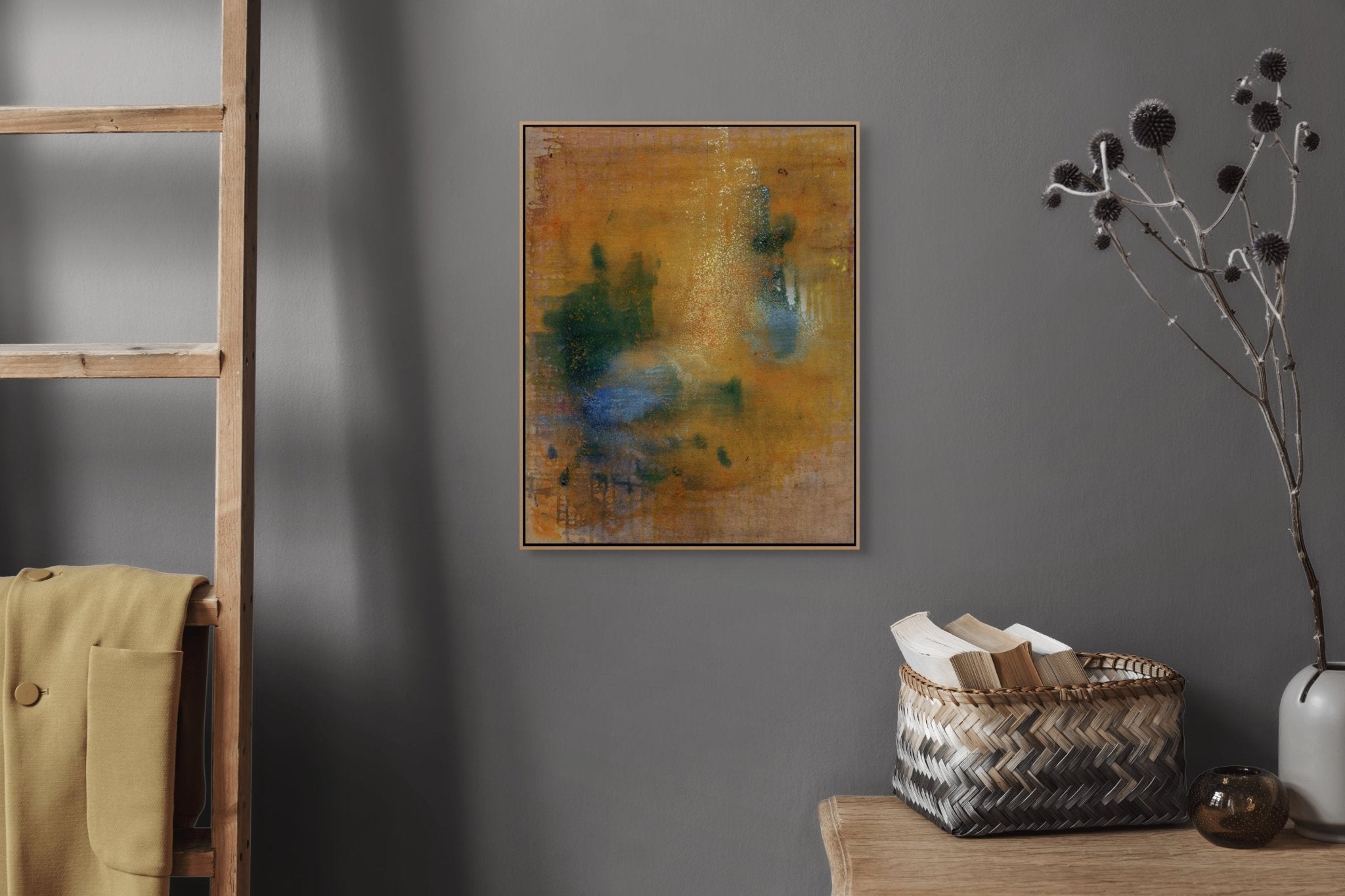 Persian Sky 2 (for Mohammad - Reza Shajarian) - Yari Ostovany - Abstract Painting - Ideelart