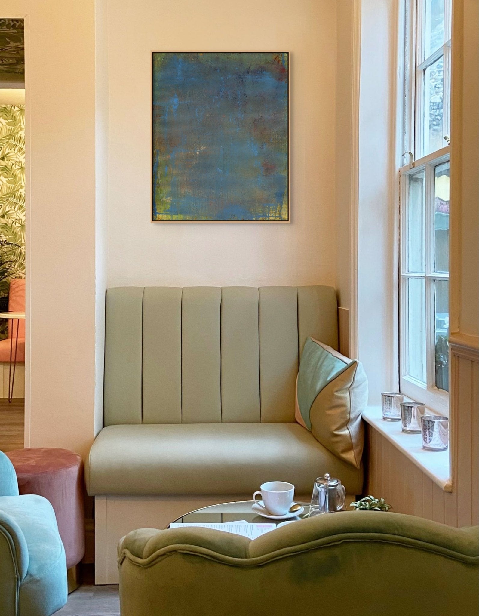 Rebuilding Goya 20 - Yari Ostovany - Abstract Painting - Ideelart