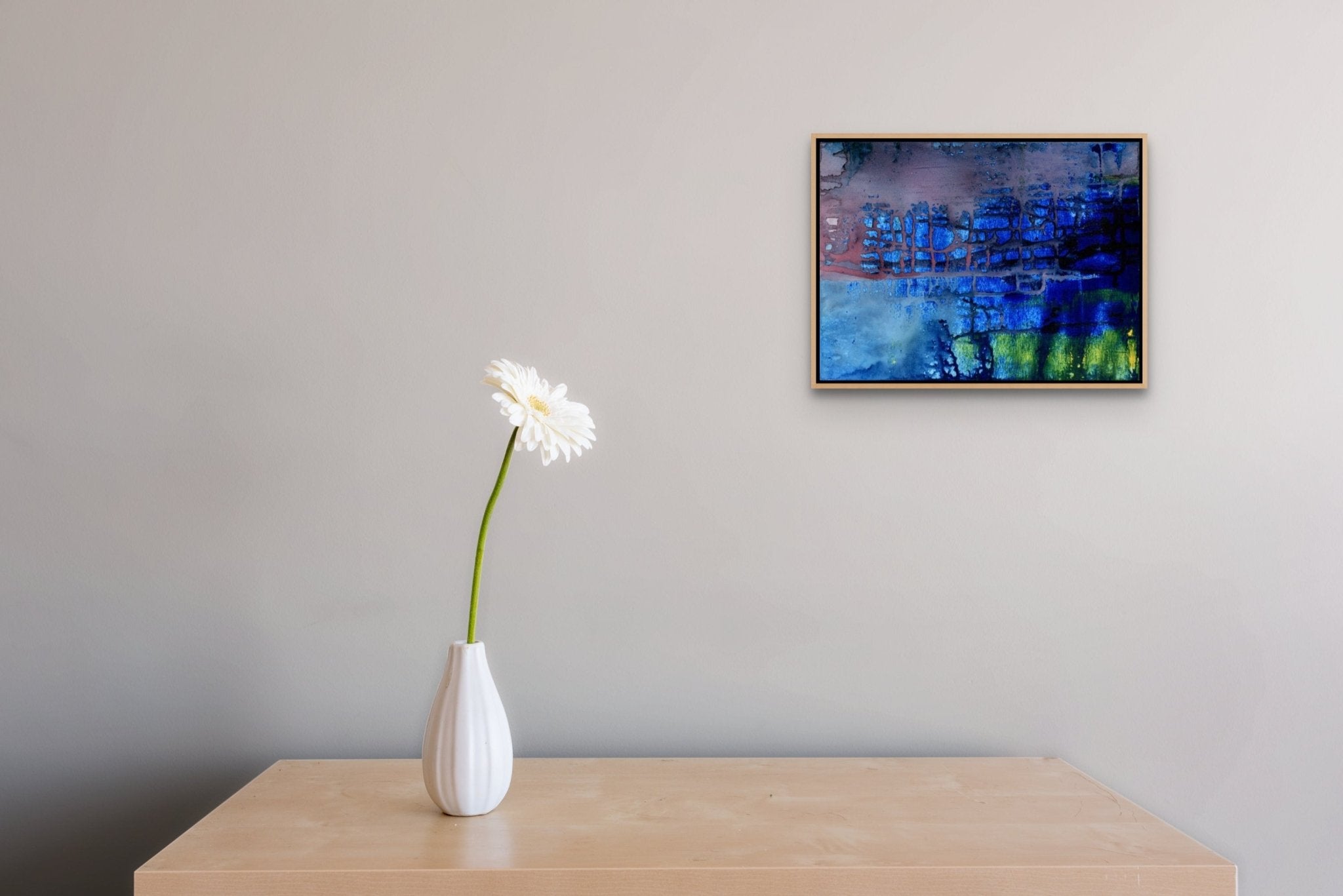 Transitory Poem 6 - Yari Ostovany - Abstract Painting - Ideelart