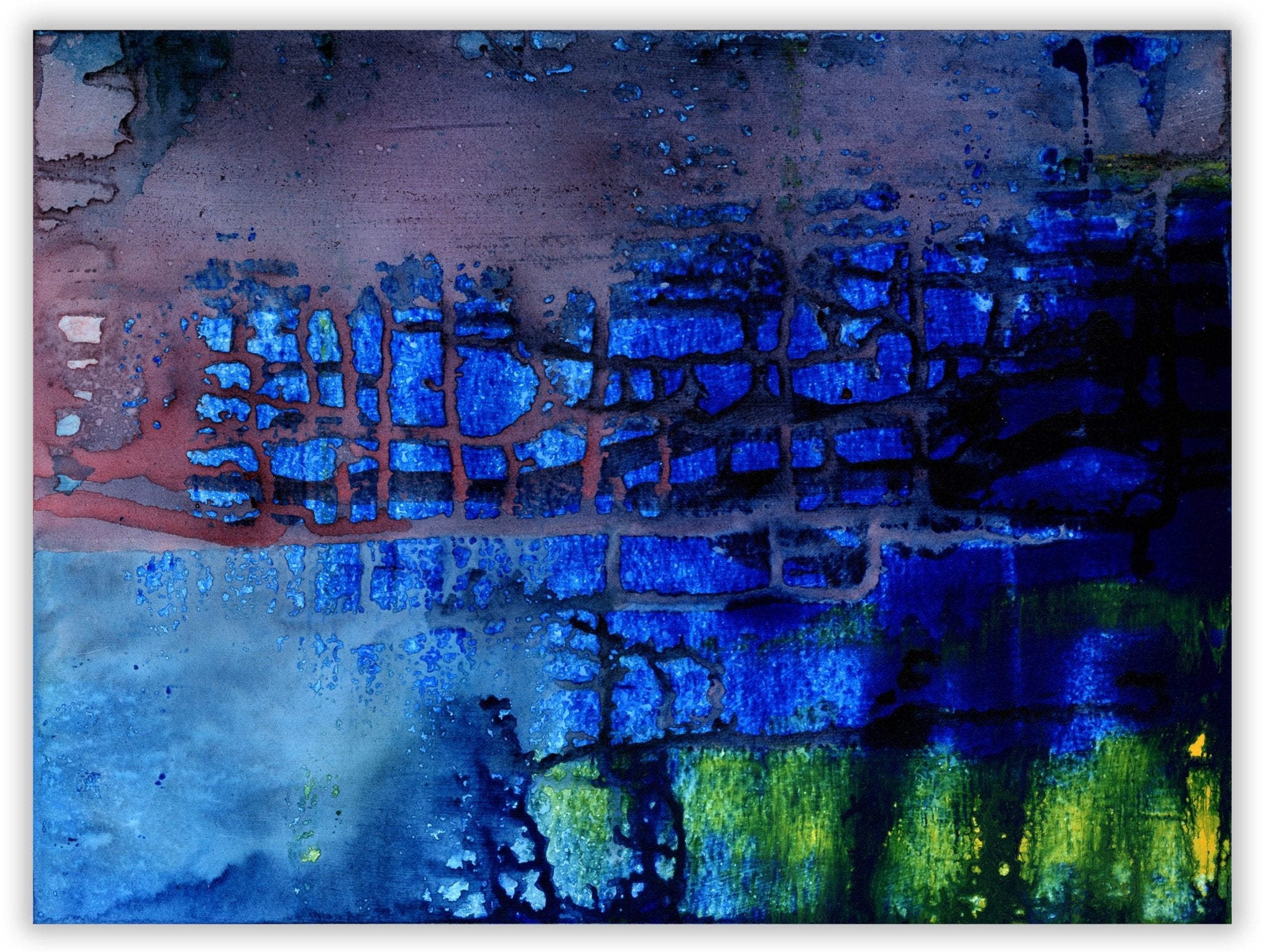 Transitory Poem 6 - Yari Ostovany - Abstract Painting - Ideelart