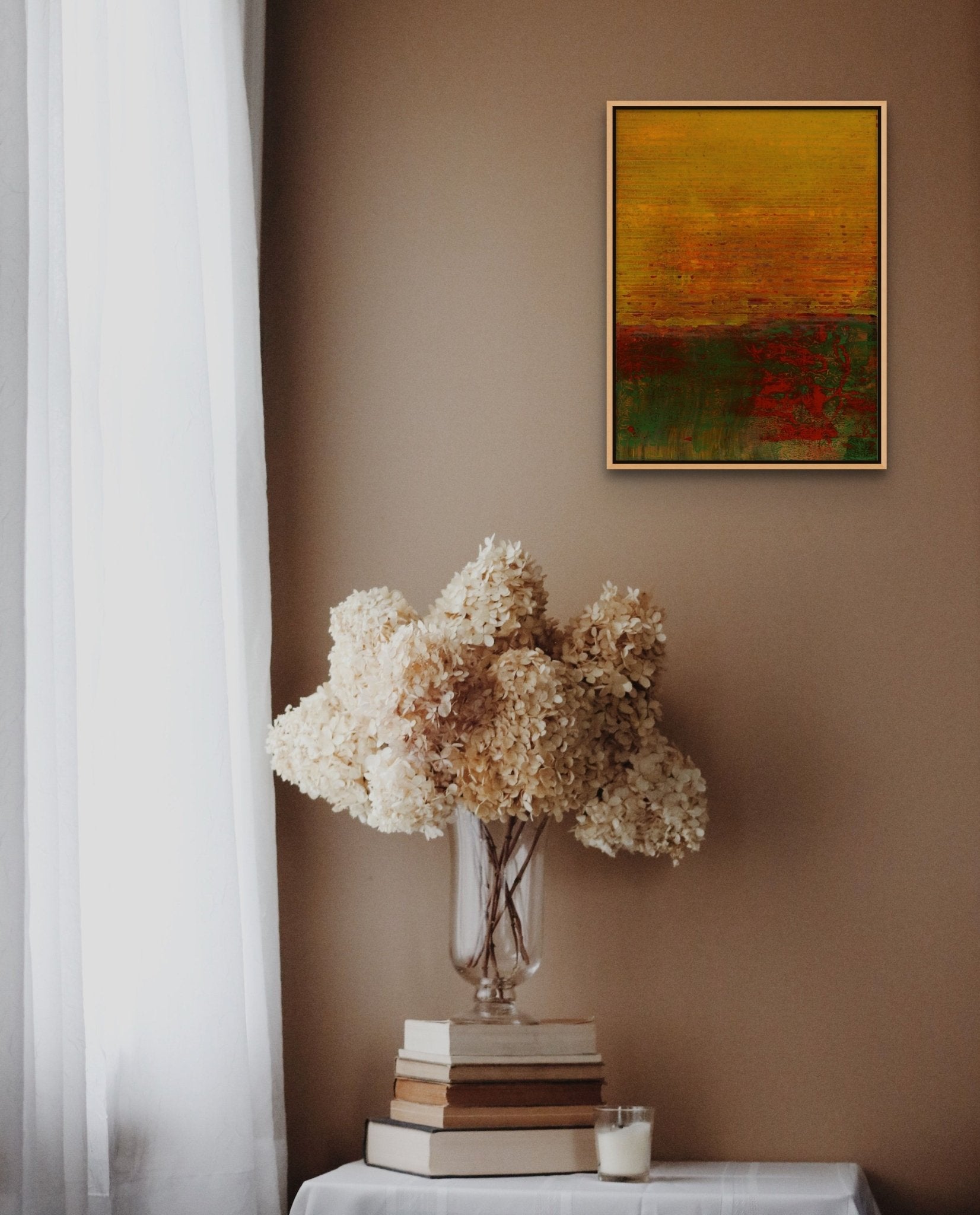 Wanderer's Hymn 11 - Yari Ostovany - Abstract Painting - Ideelart