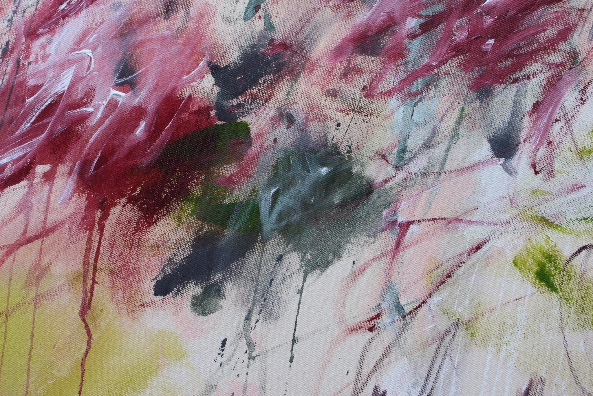 I Want All the Roses - Daniela Schweinsberg - Abstract Painting - Ideelart